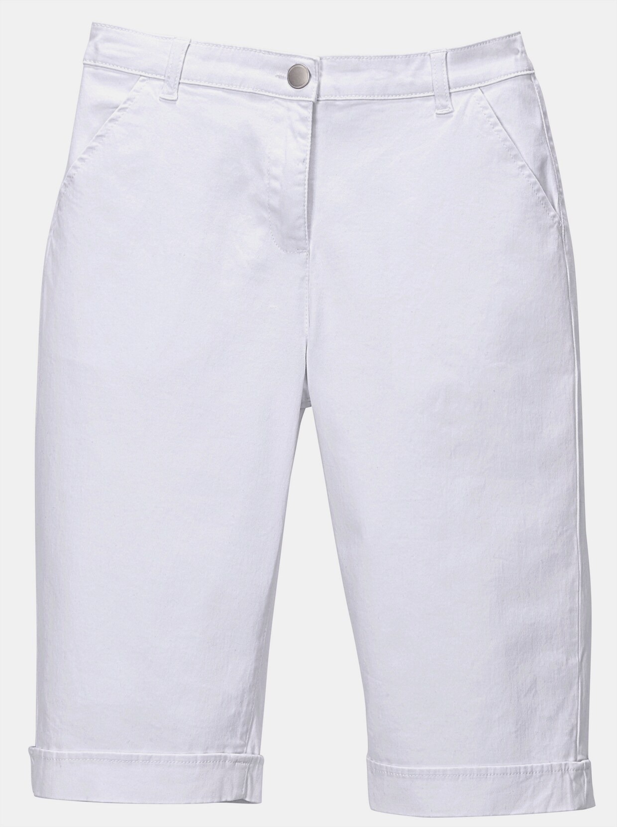 Bermuda en jean - blanc