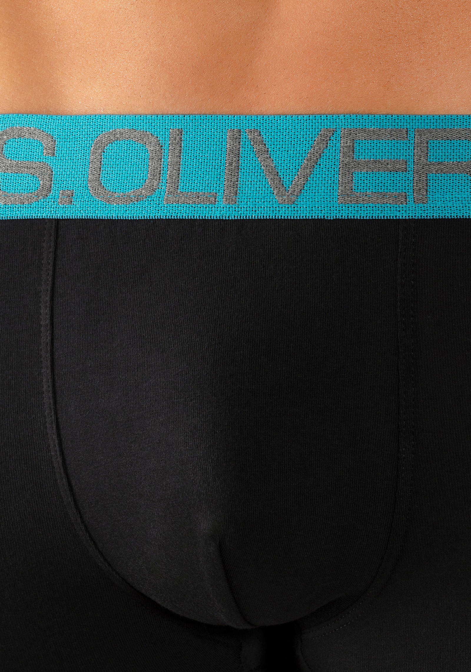 s.Oliver Hipster - schwarz-türkis, schwarz-hellblau, schwarz-marine, schwarz-royalblau