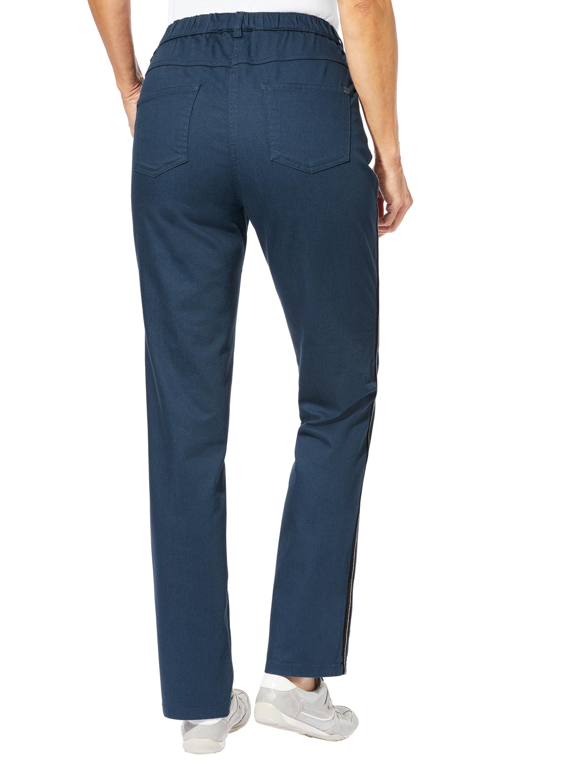 Schlupfjeans - petrol