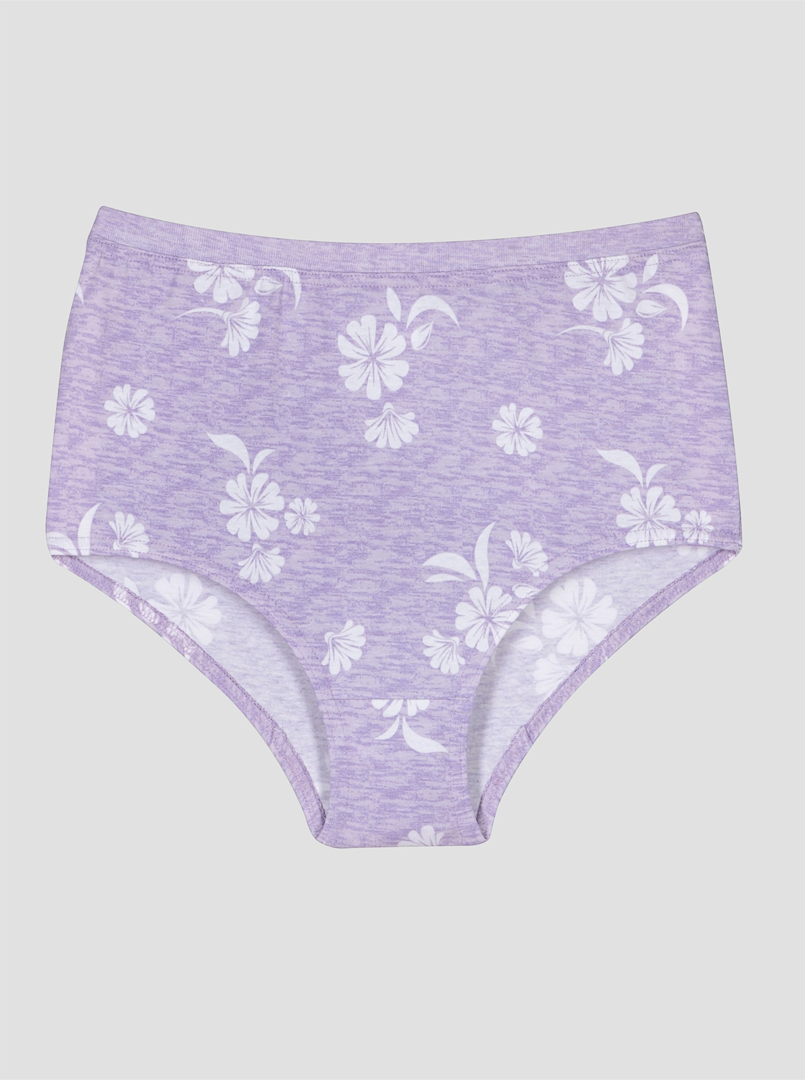 Kalhotky s pasem v balení po 4 ks - pestrá-melír