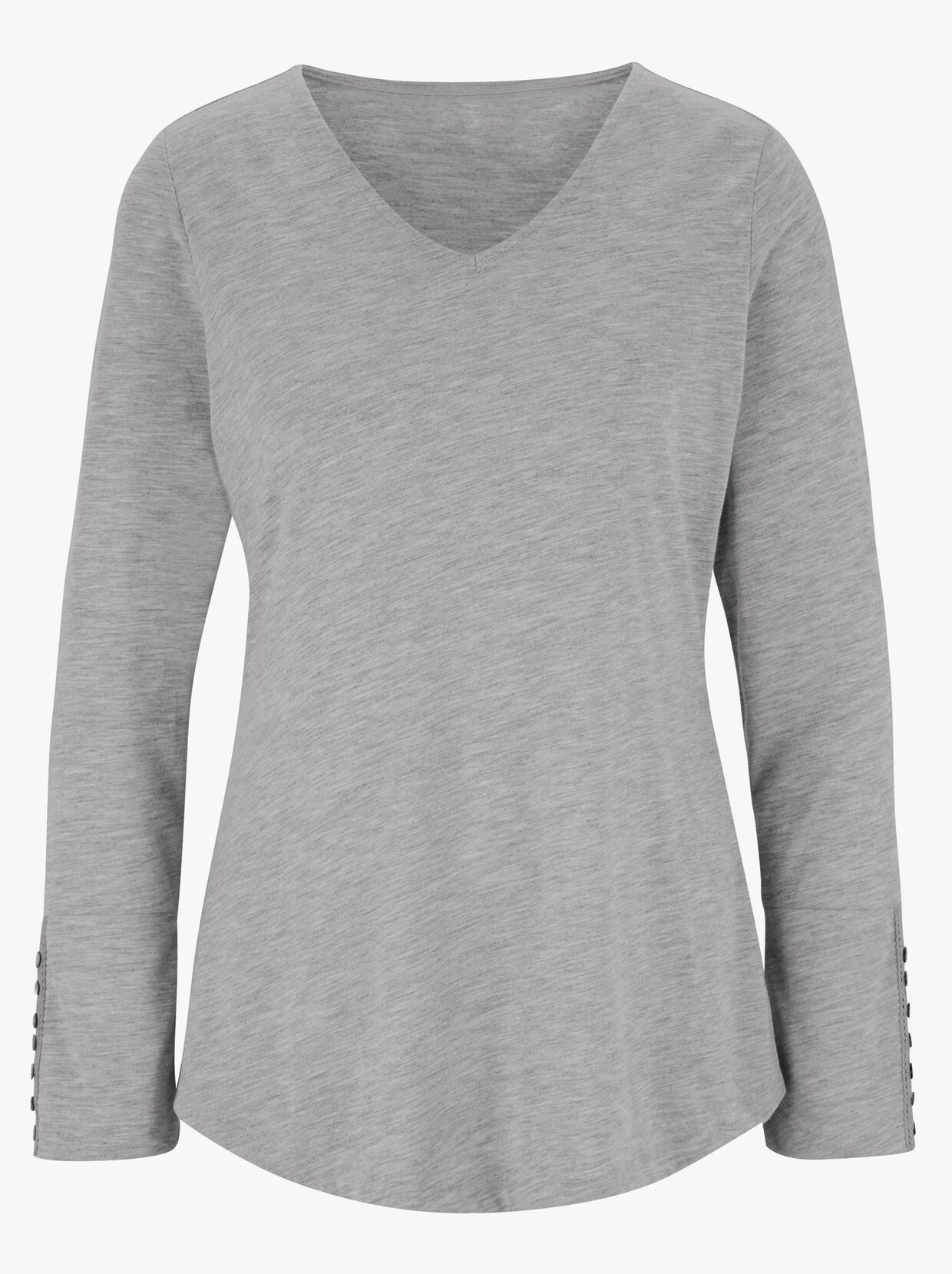 Linea Tesini Shirt - grau-meliert