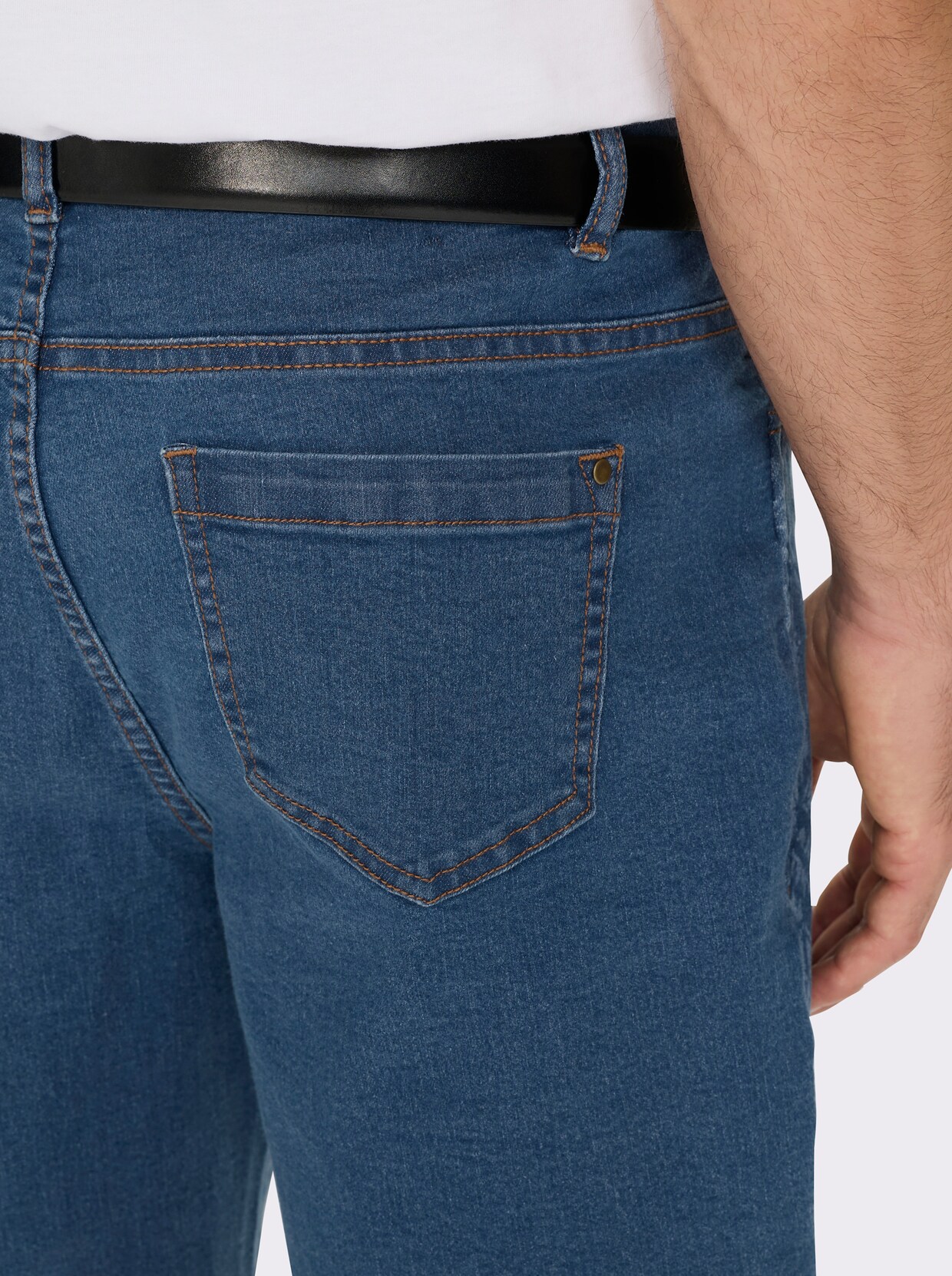 Marco Donati Bermudas - blue-stone-washed