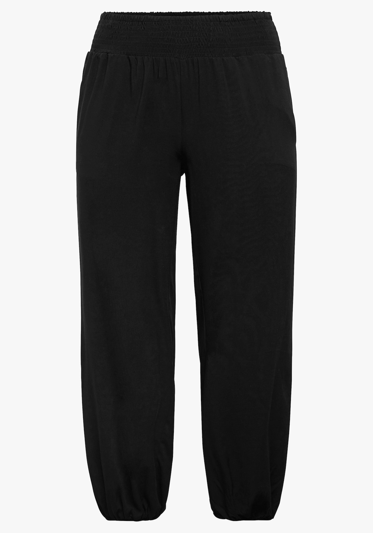 sheego Comfortbroek - zwart