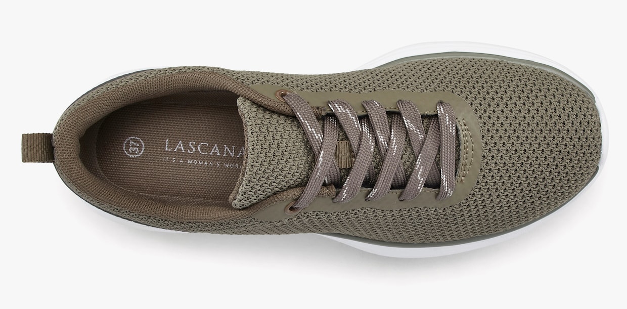 LASCANA Sneaker - olijfgroen