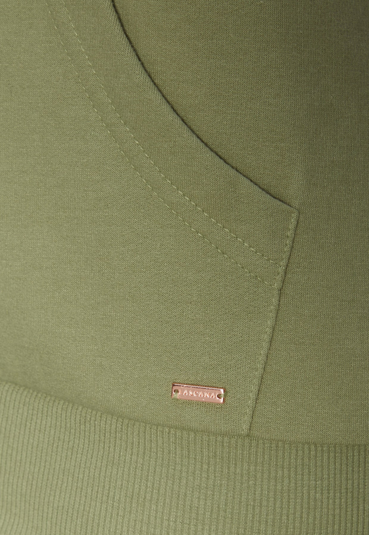 LASCANA Sweat à capuche - kaki