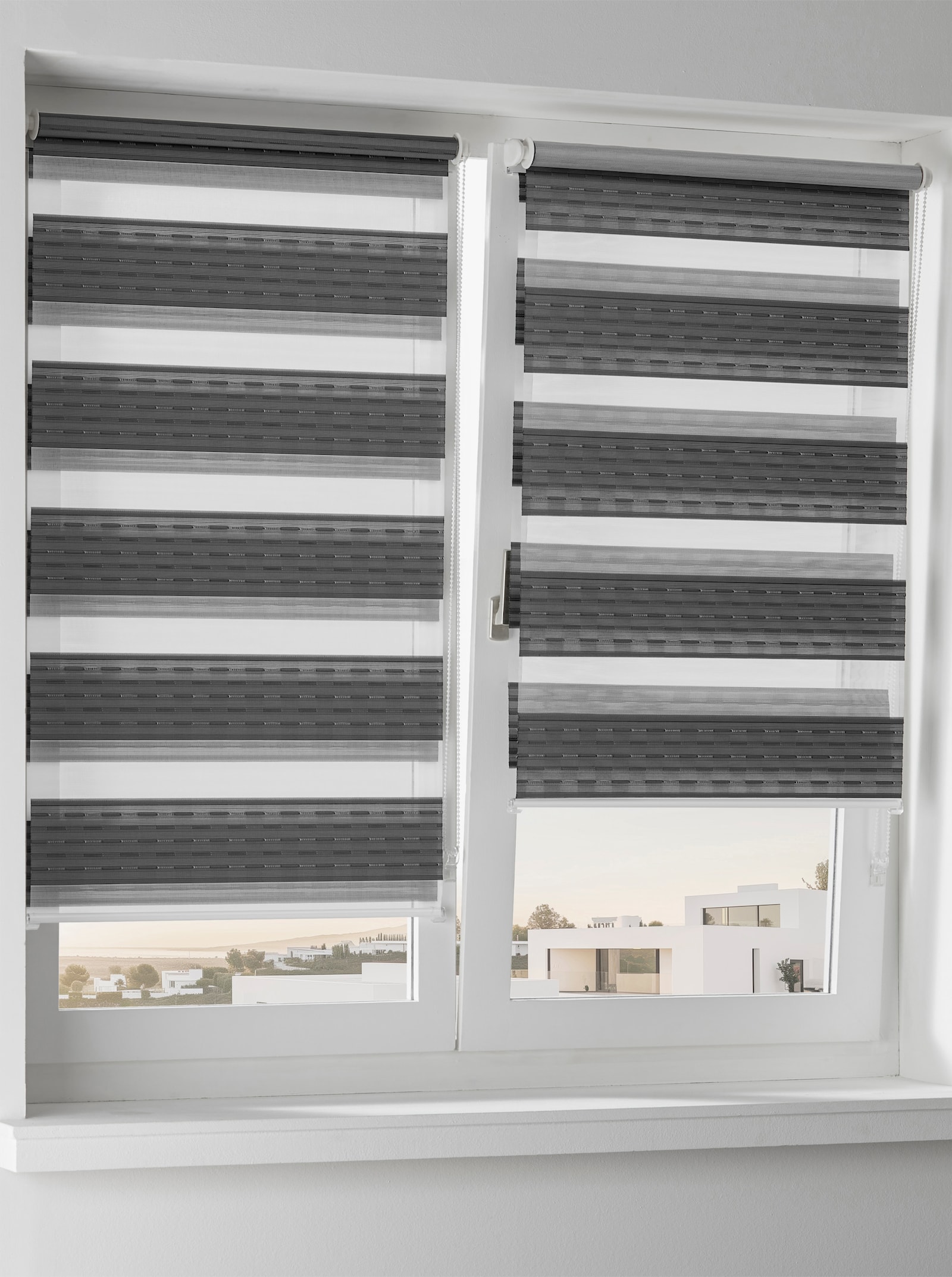 heine home Doppelrollo - anthrazit