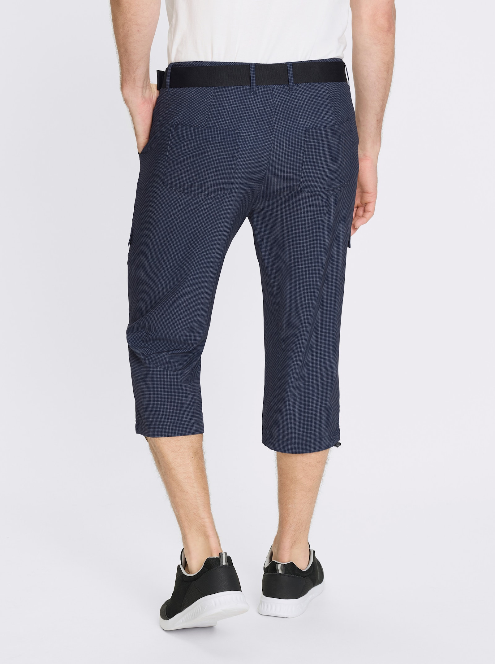 Catamaran Sports Funktionshose inklusive Gürtel - marine-gemustert