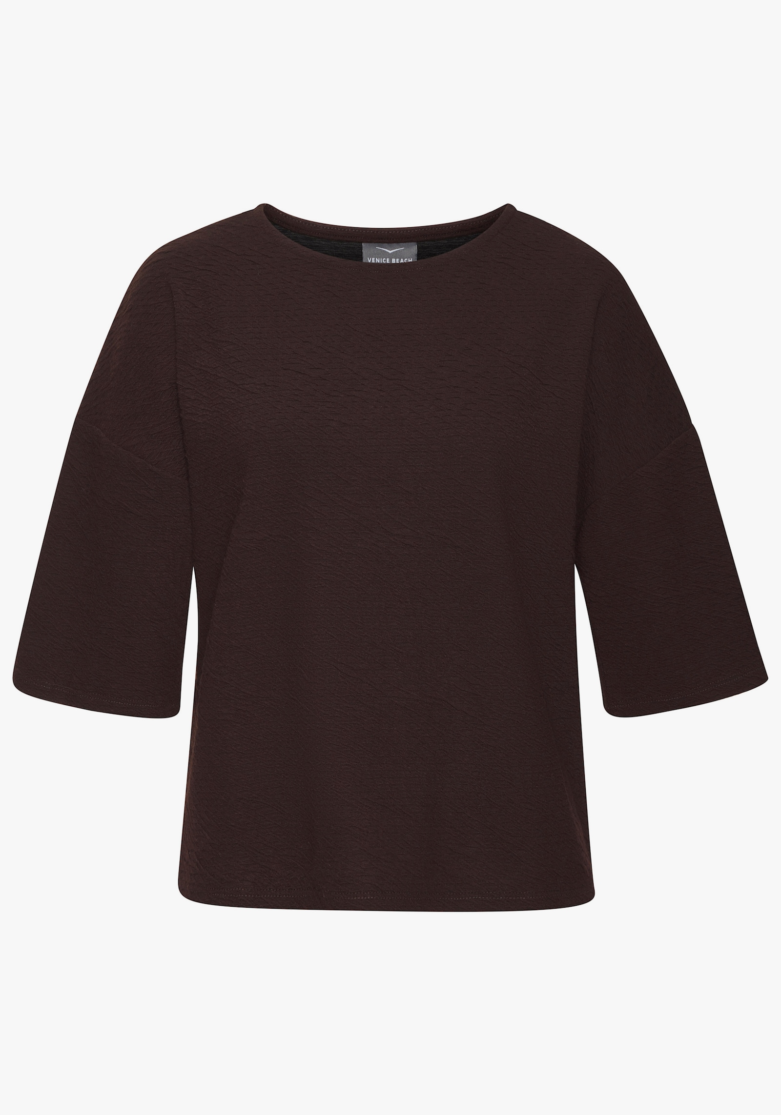 Venice Beach Rundhalsshirt - dunkelbraun