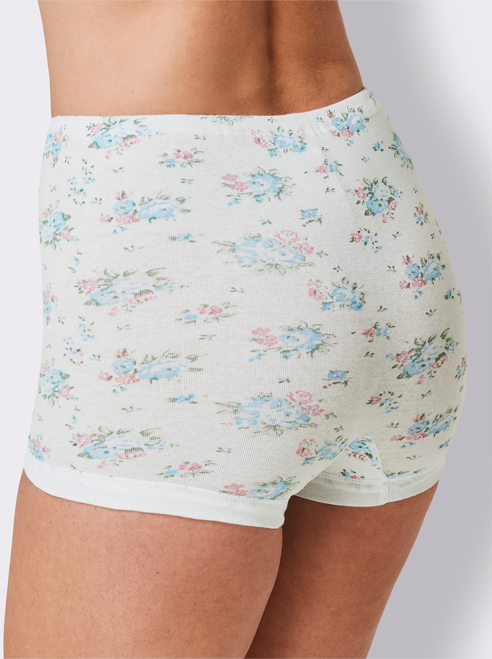 wäschepur Pagenschlüpfer in verschiedenen Druck-Dessins - weiss-bedruckt