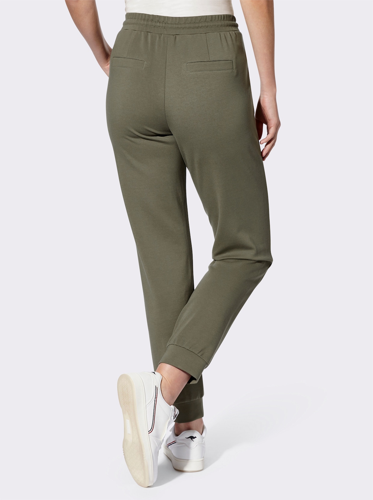 heine comfortbroek - kaki