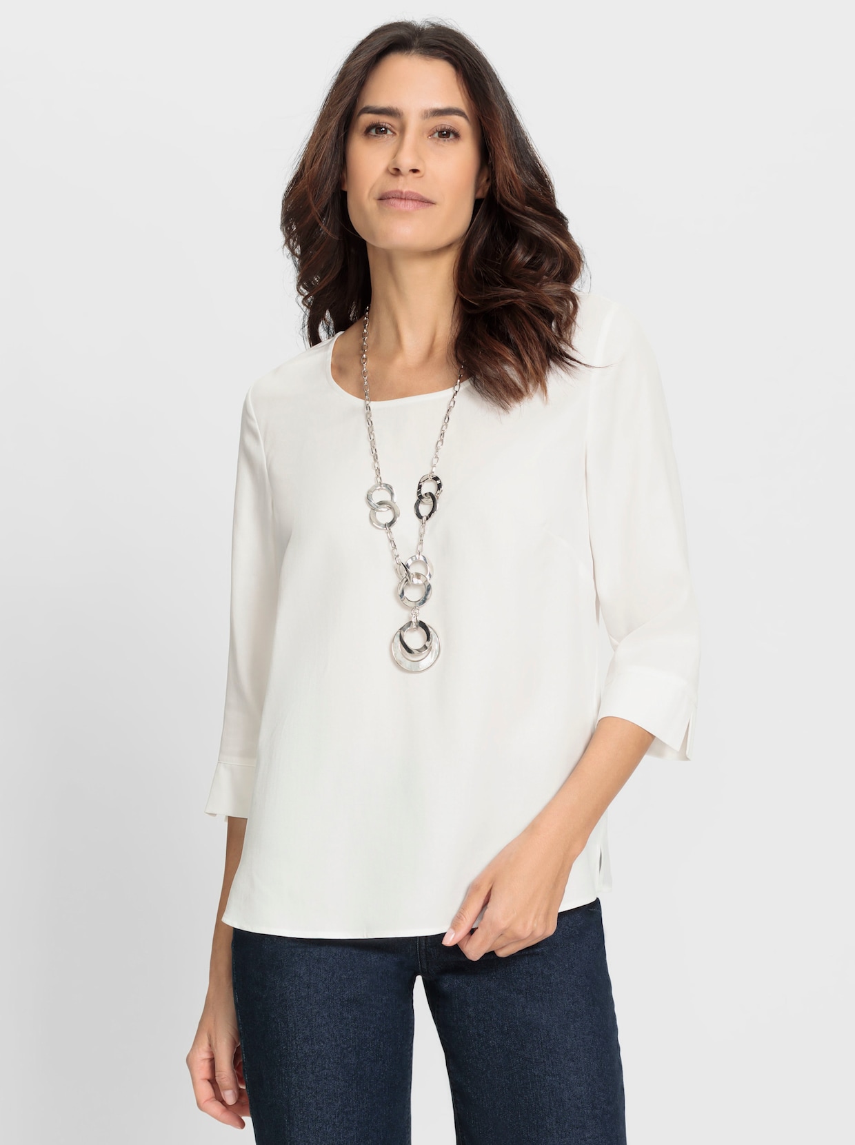 Comfortabele blouse - ecru
