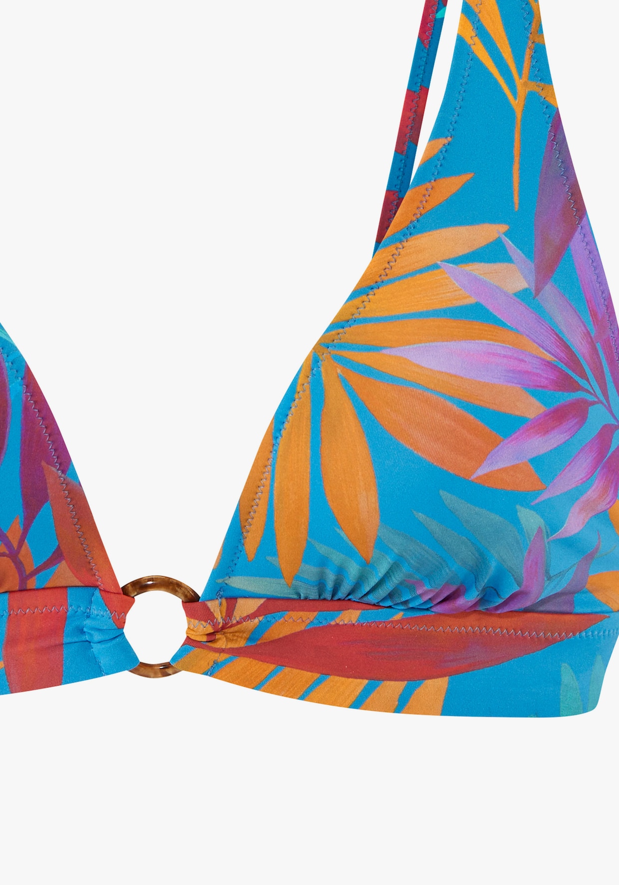 LASCANA Triangelbikini - blauw bedrukt