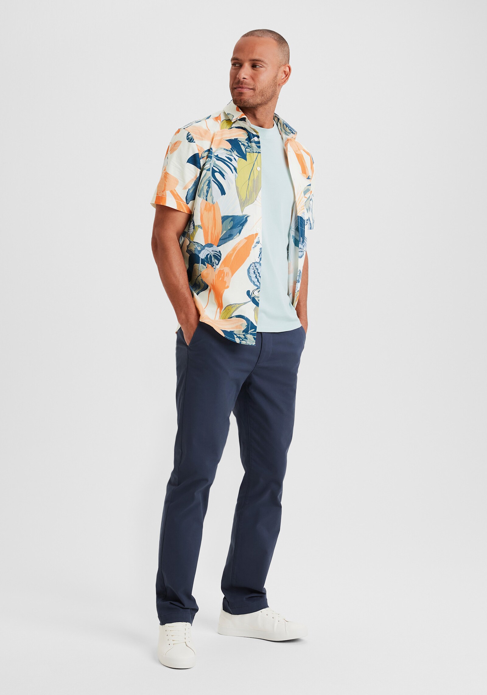 H.I.S Chinohose - navy