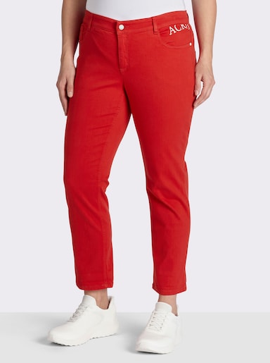Ascari 5-Pocket-Jeans mit Push-up-Effekt - rot