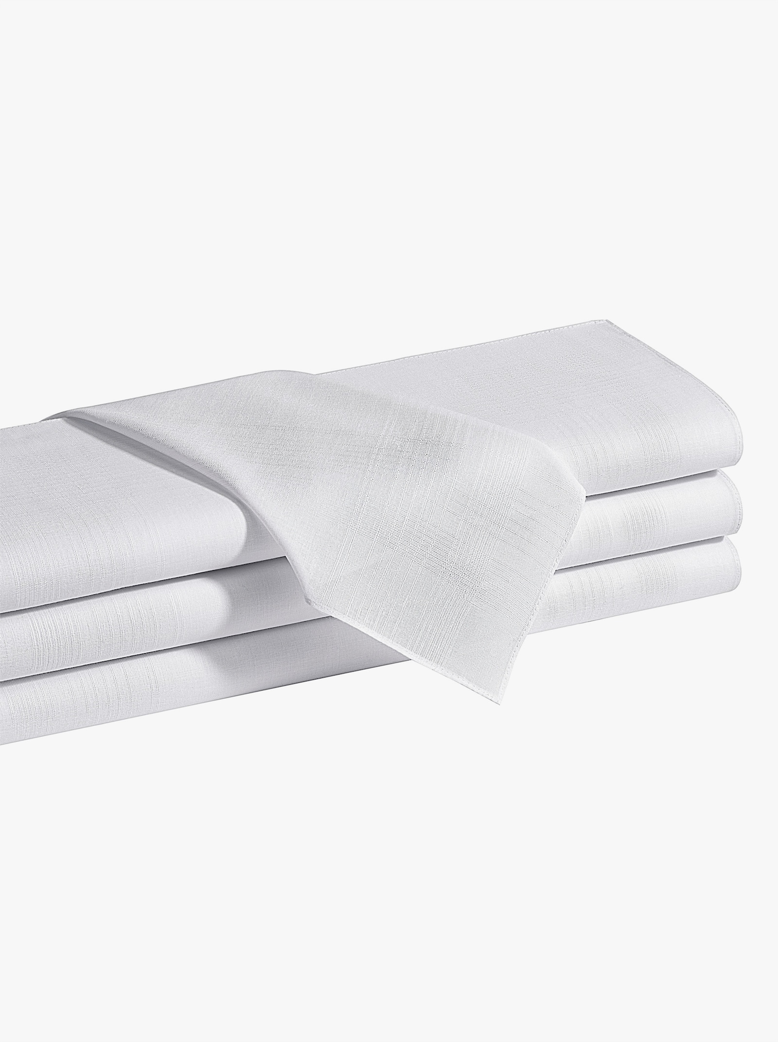 Herren-Taschentücher - weiss