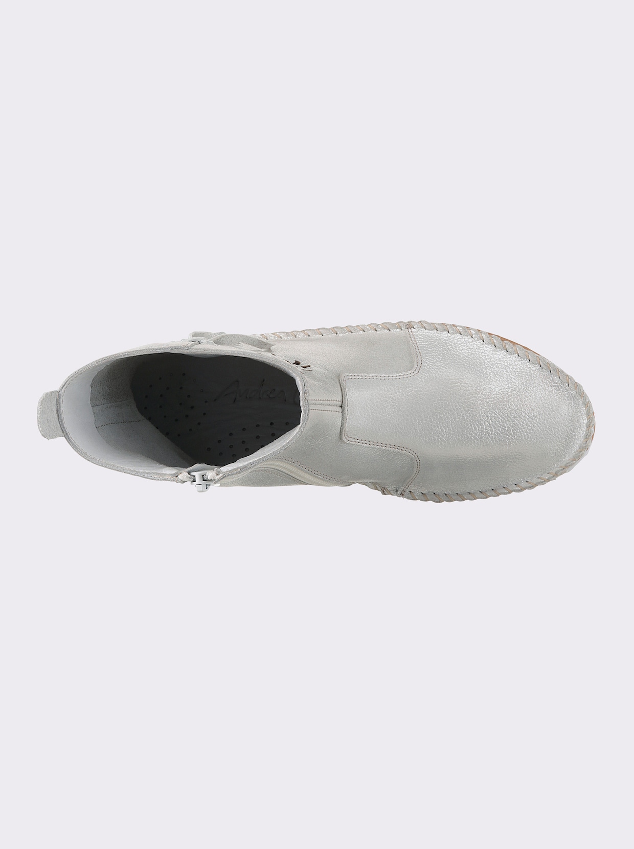 Andrea Conti Stiefelette - silberfarben
