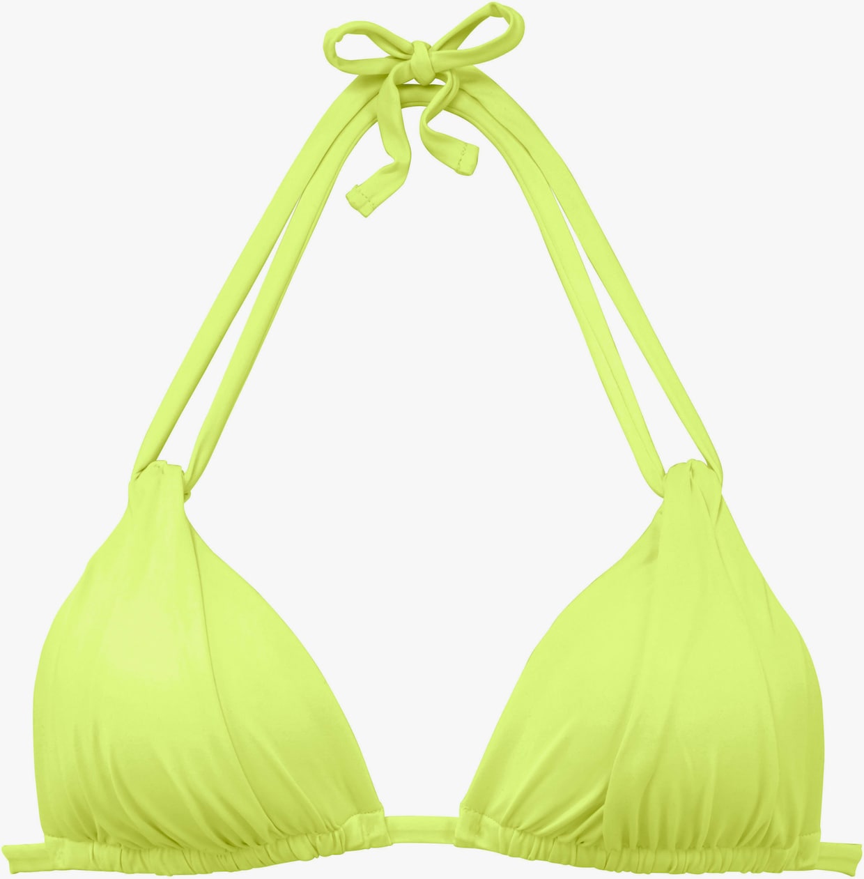 s.Oliver Haut de bikini triangle - citron vert