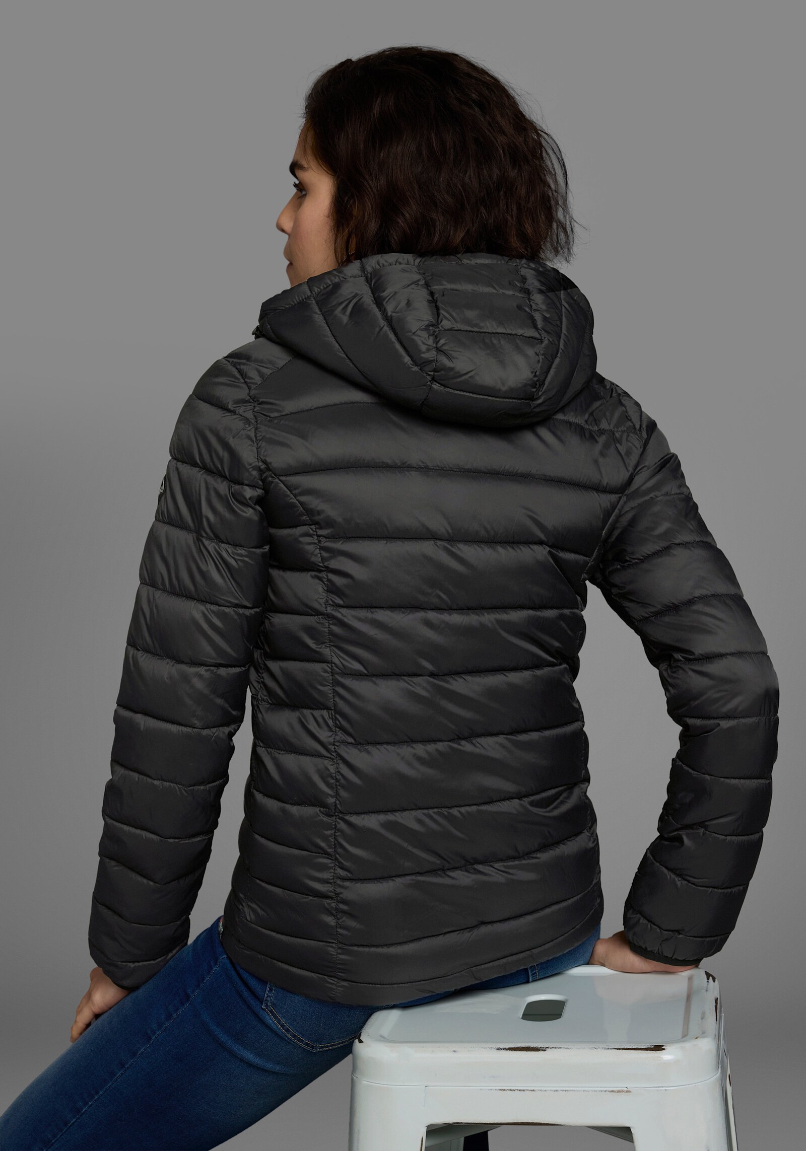 Polarino Steppjacke - schwarz