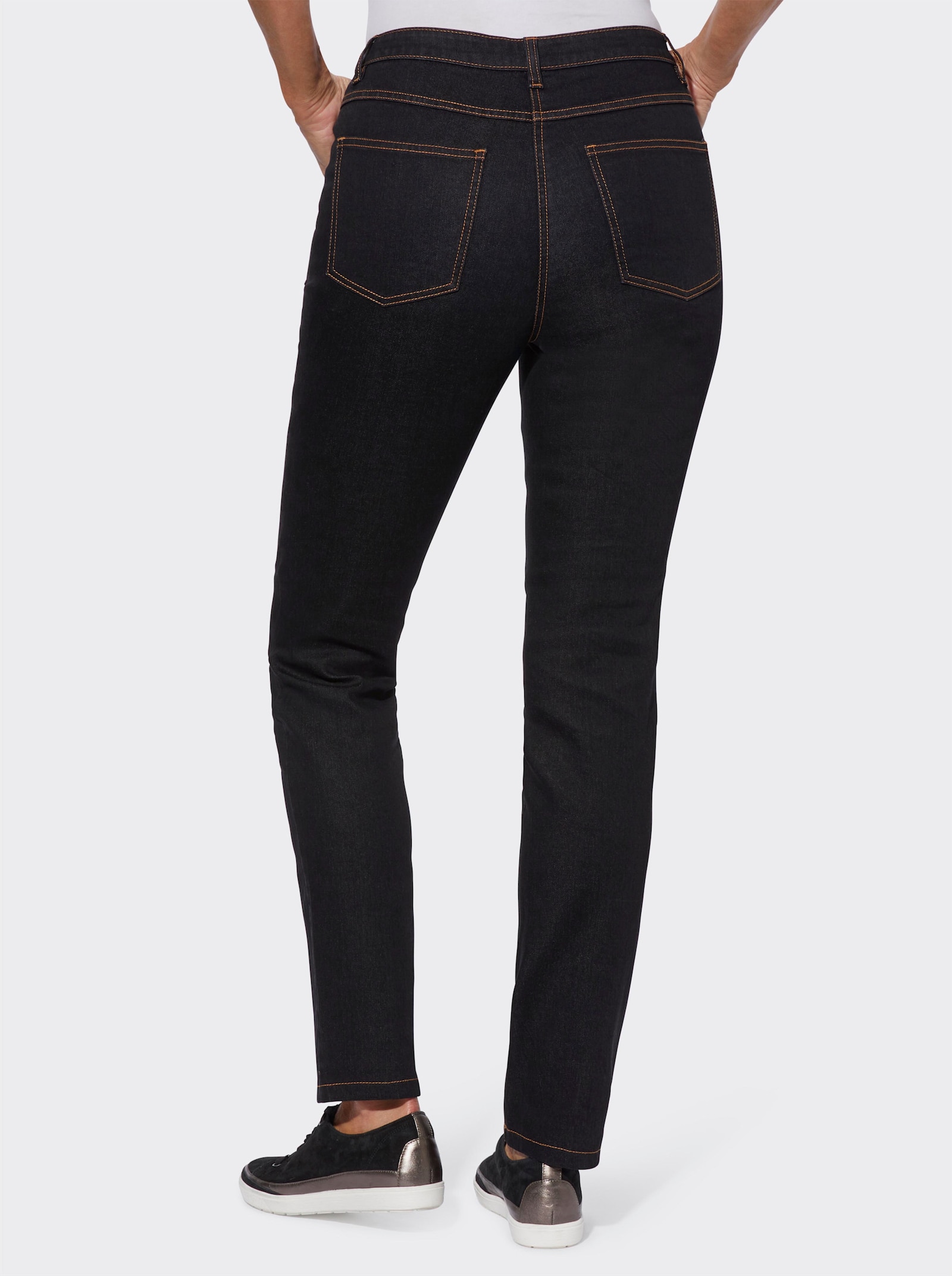 Termodžíny se zdrsněnou vnitřní stranou - černá denim