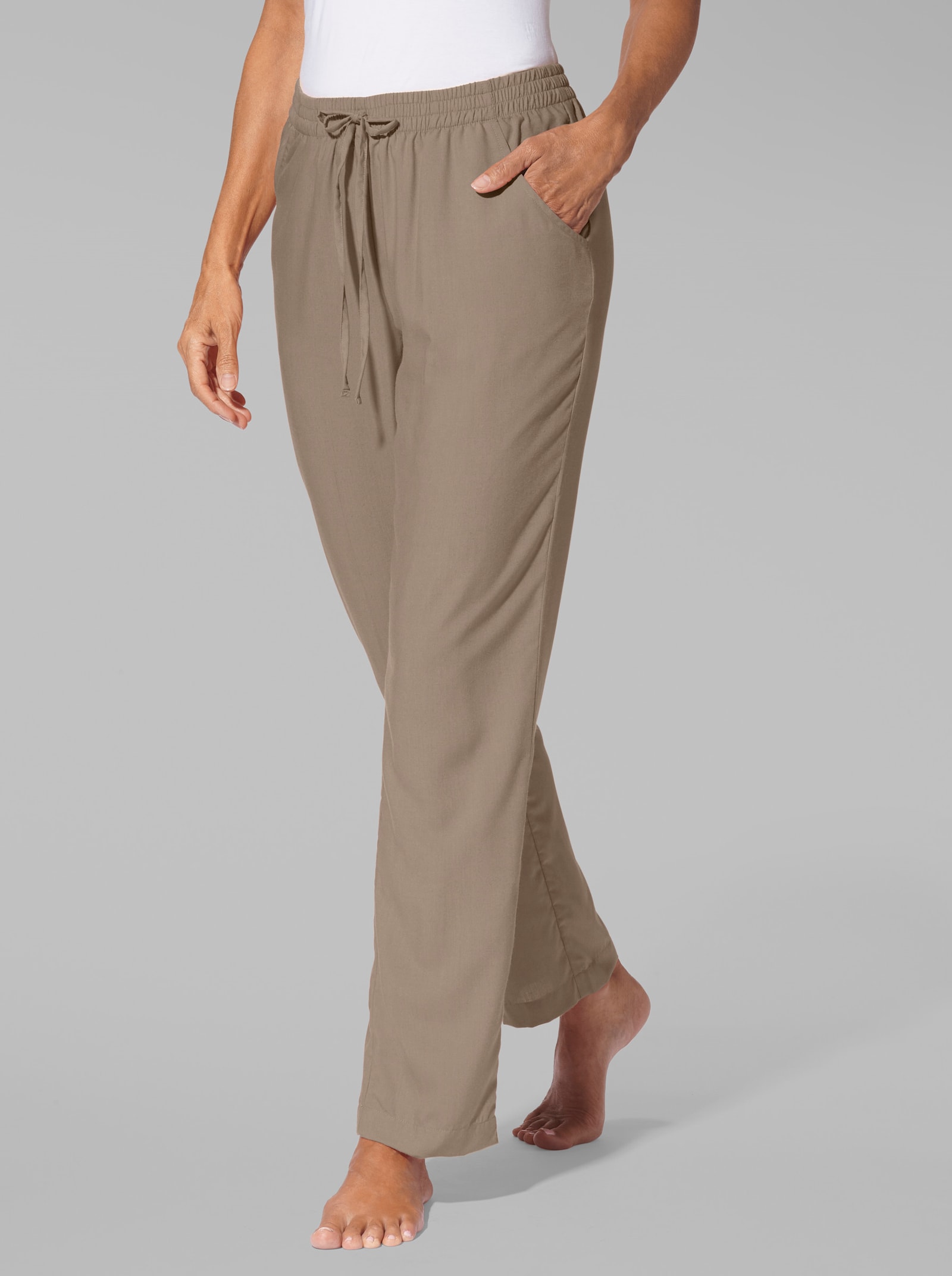 Webhose in Schlupfform - taupe