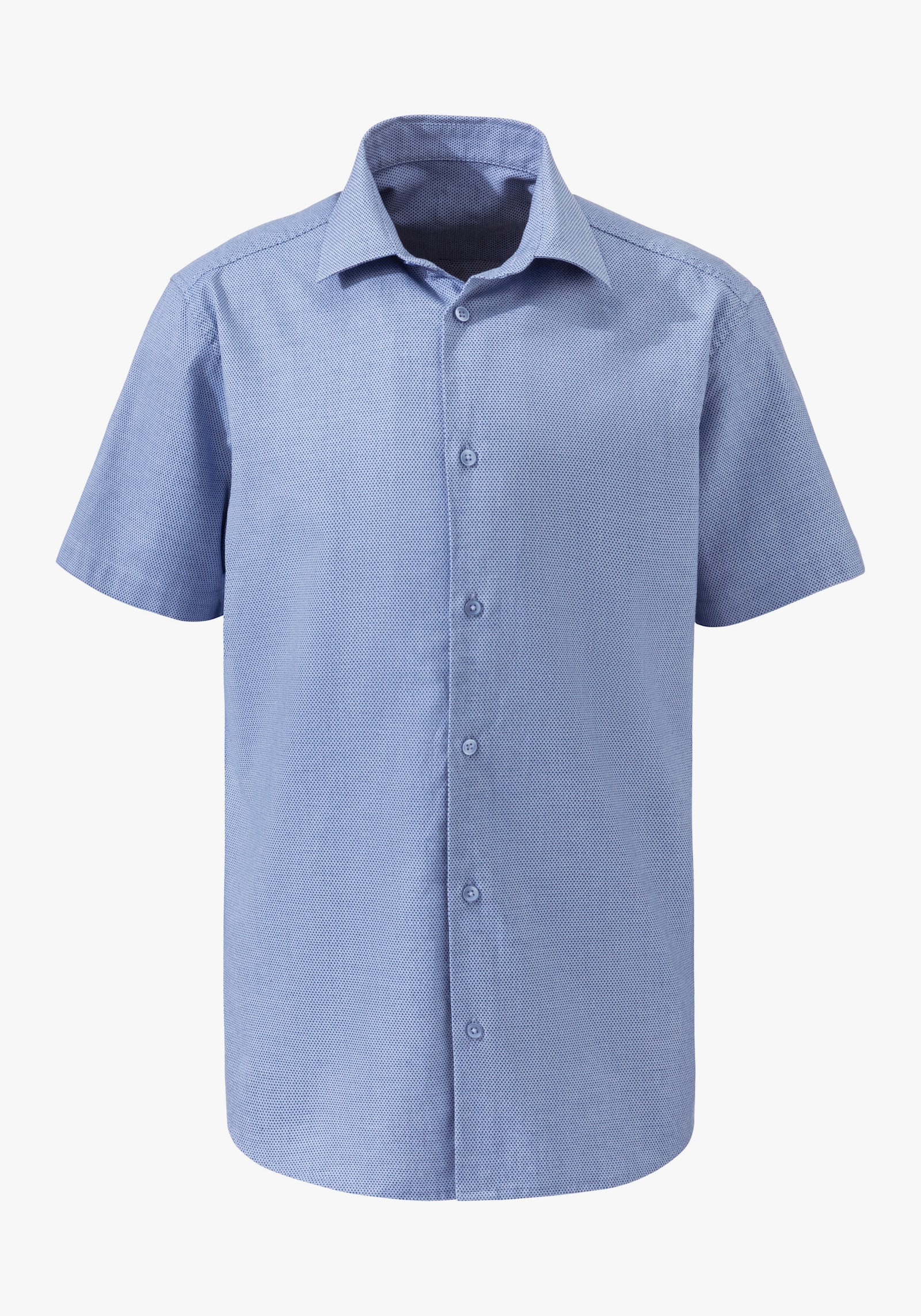 H.I.S Kurzarmhemd - blau