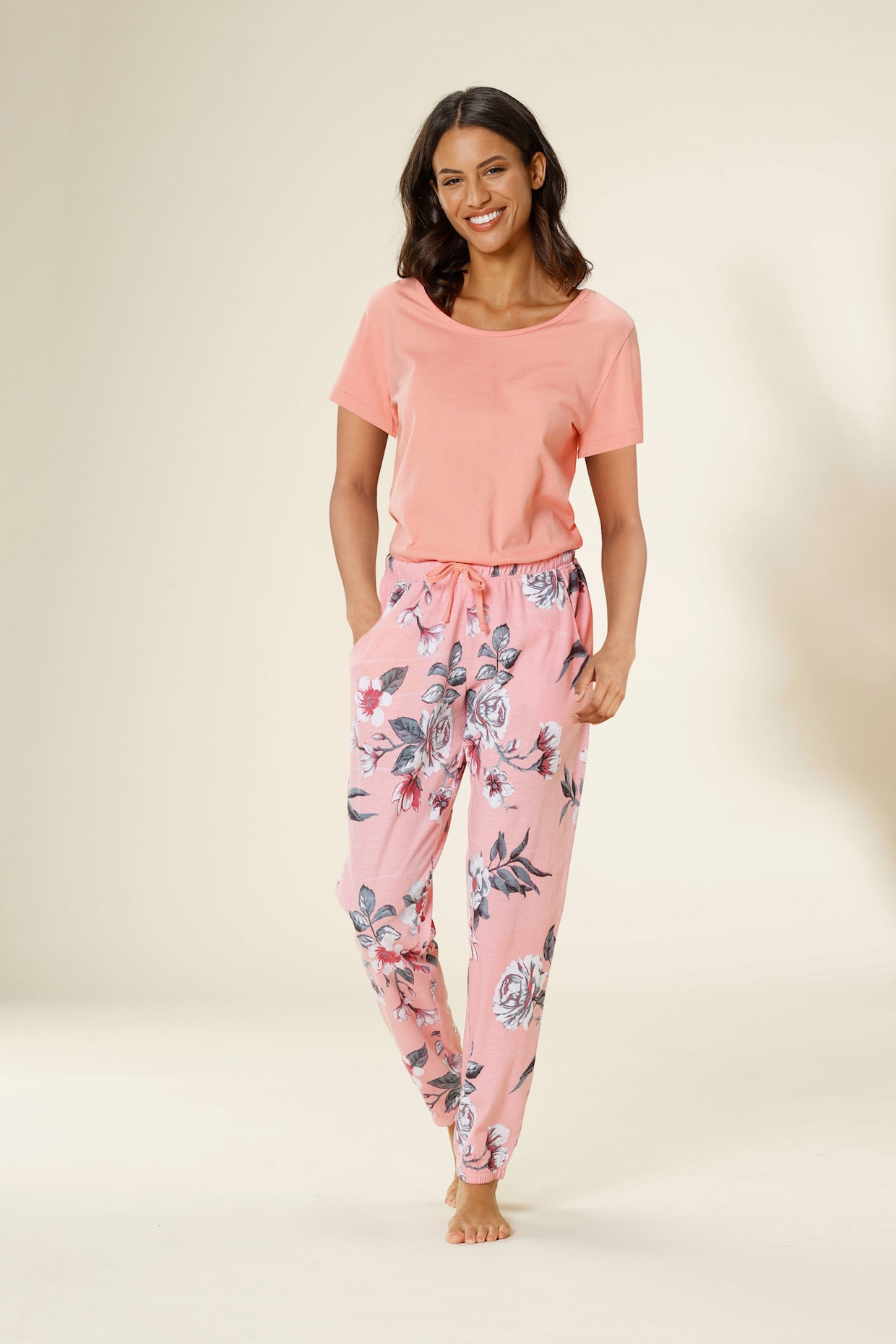 Vivance Dreams Pyjama - coral-apricot