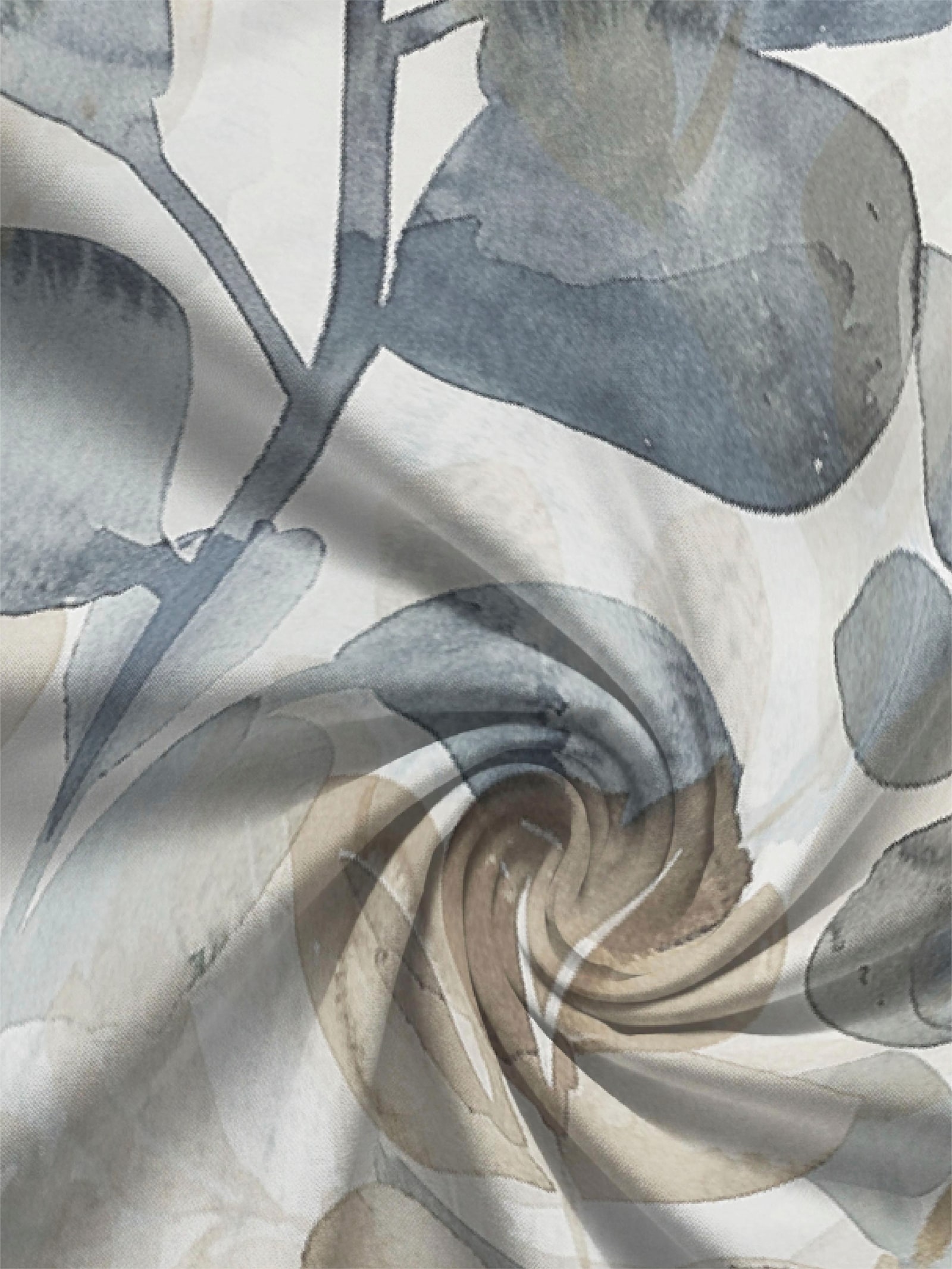 Biberna Bettwäsche - beige-bedruckt