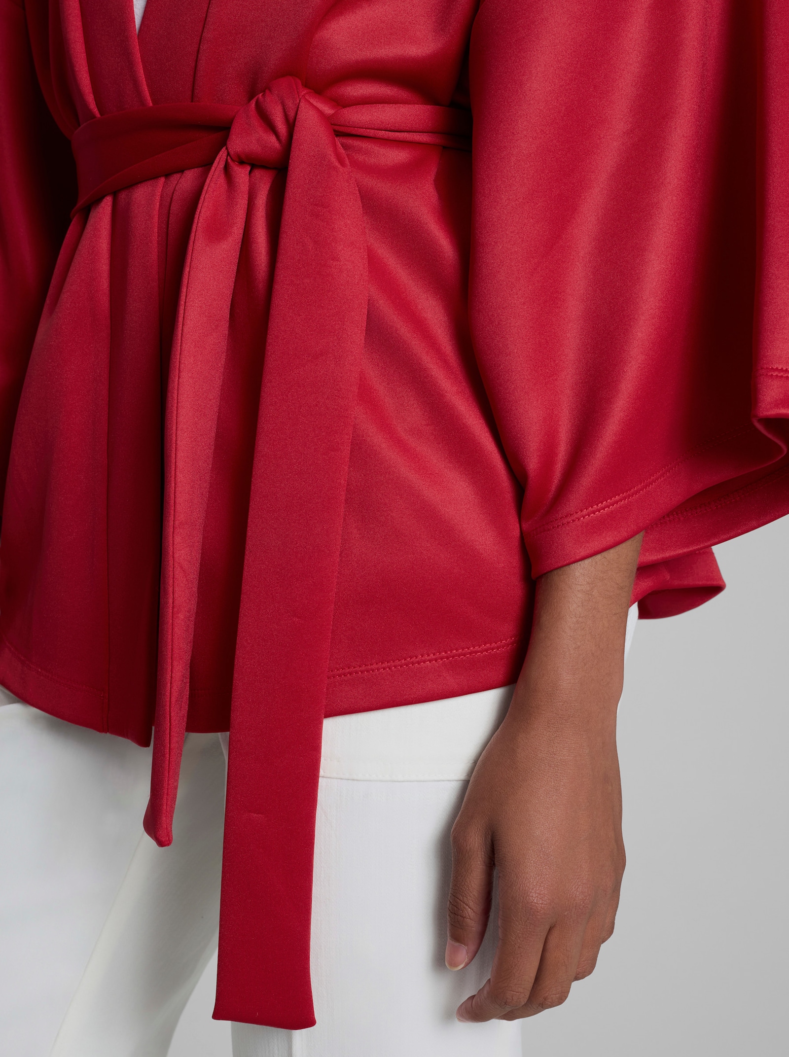 heine Shirtjacke im Kimono-Look - rot
