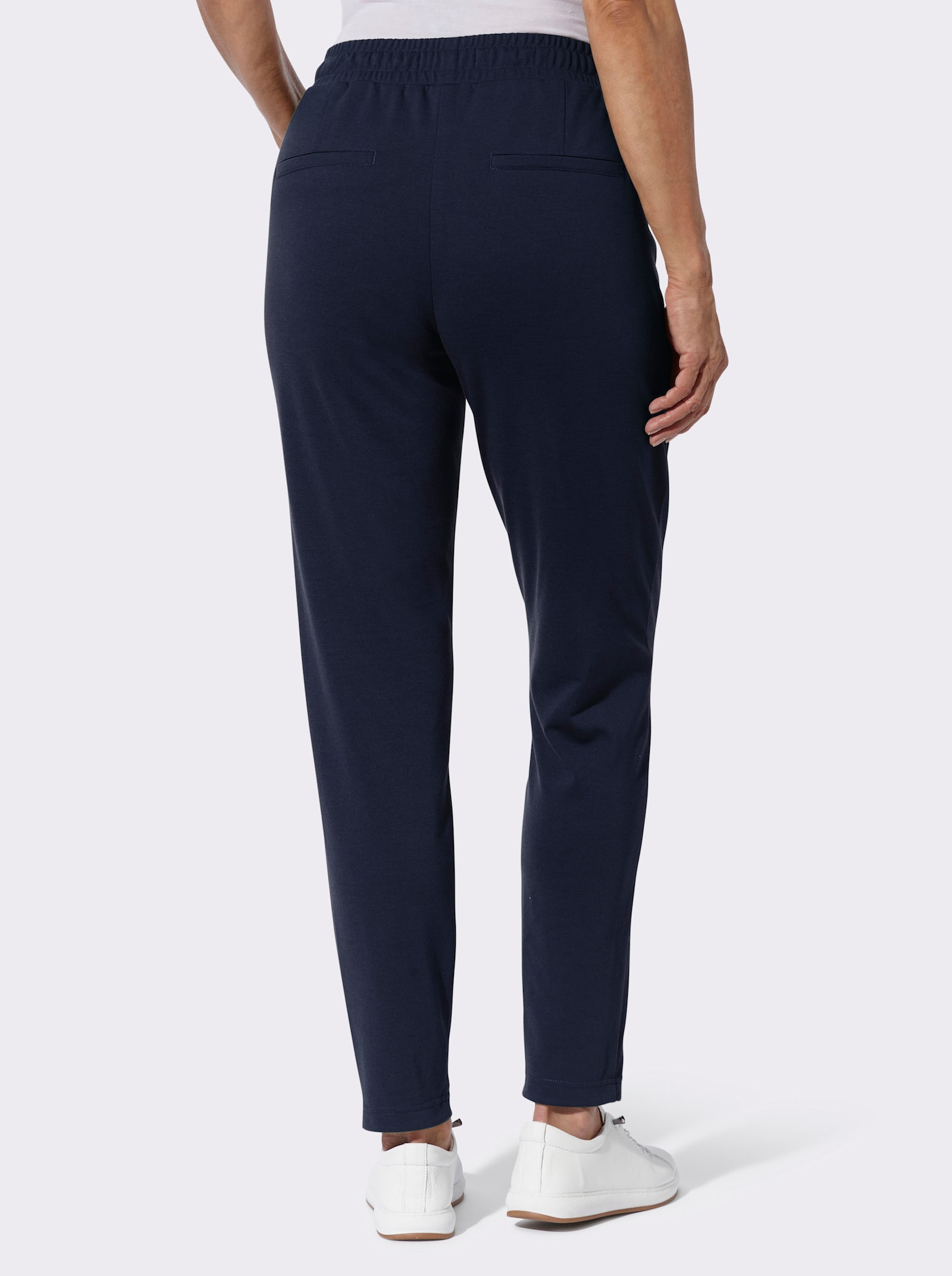  Jogg Pants mit Reißverschluss-Taschen - marine