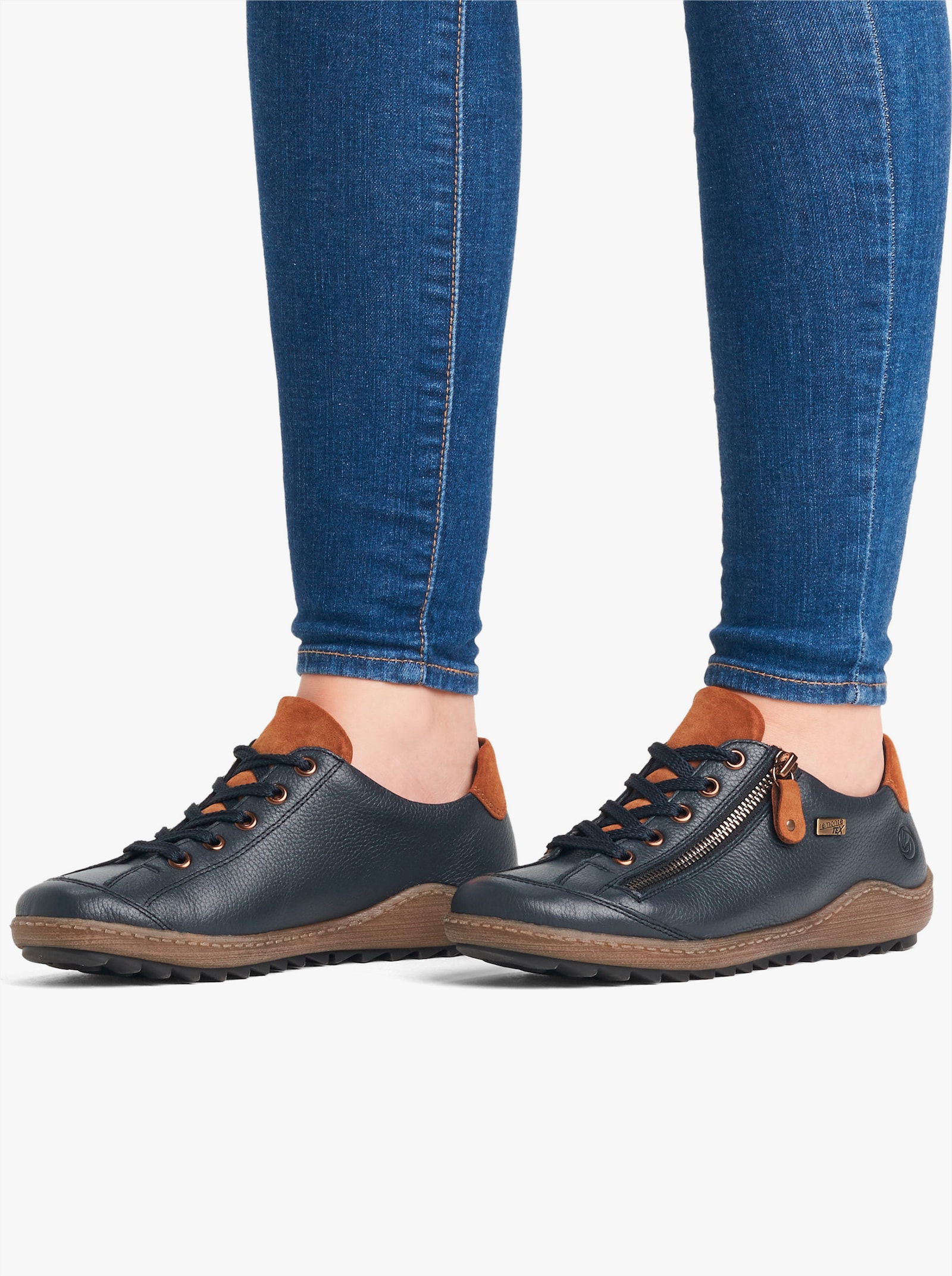 Remonte Schnürschuh - marine