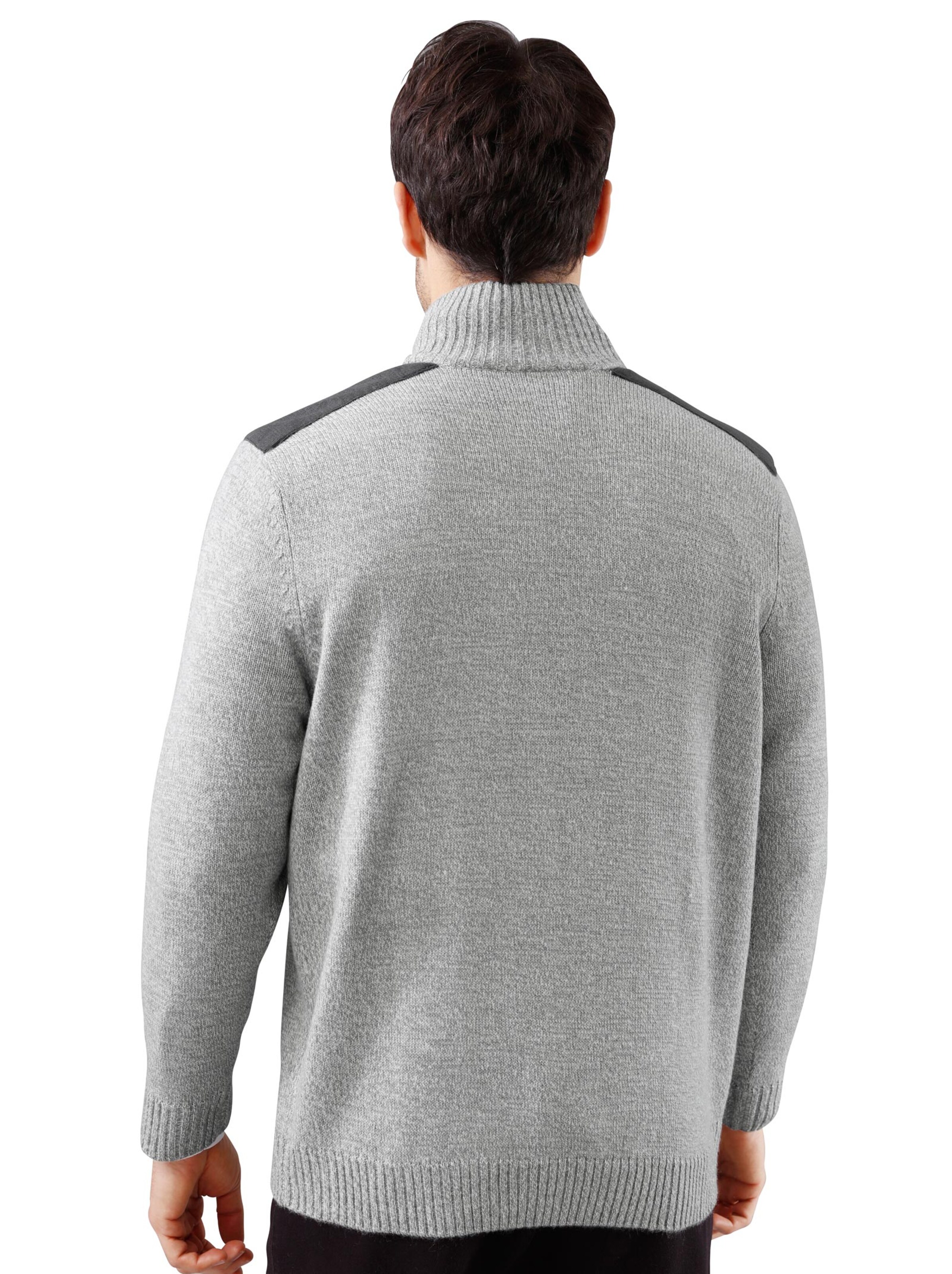 Pullover - hellgrau-meliert