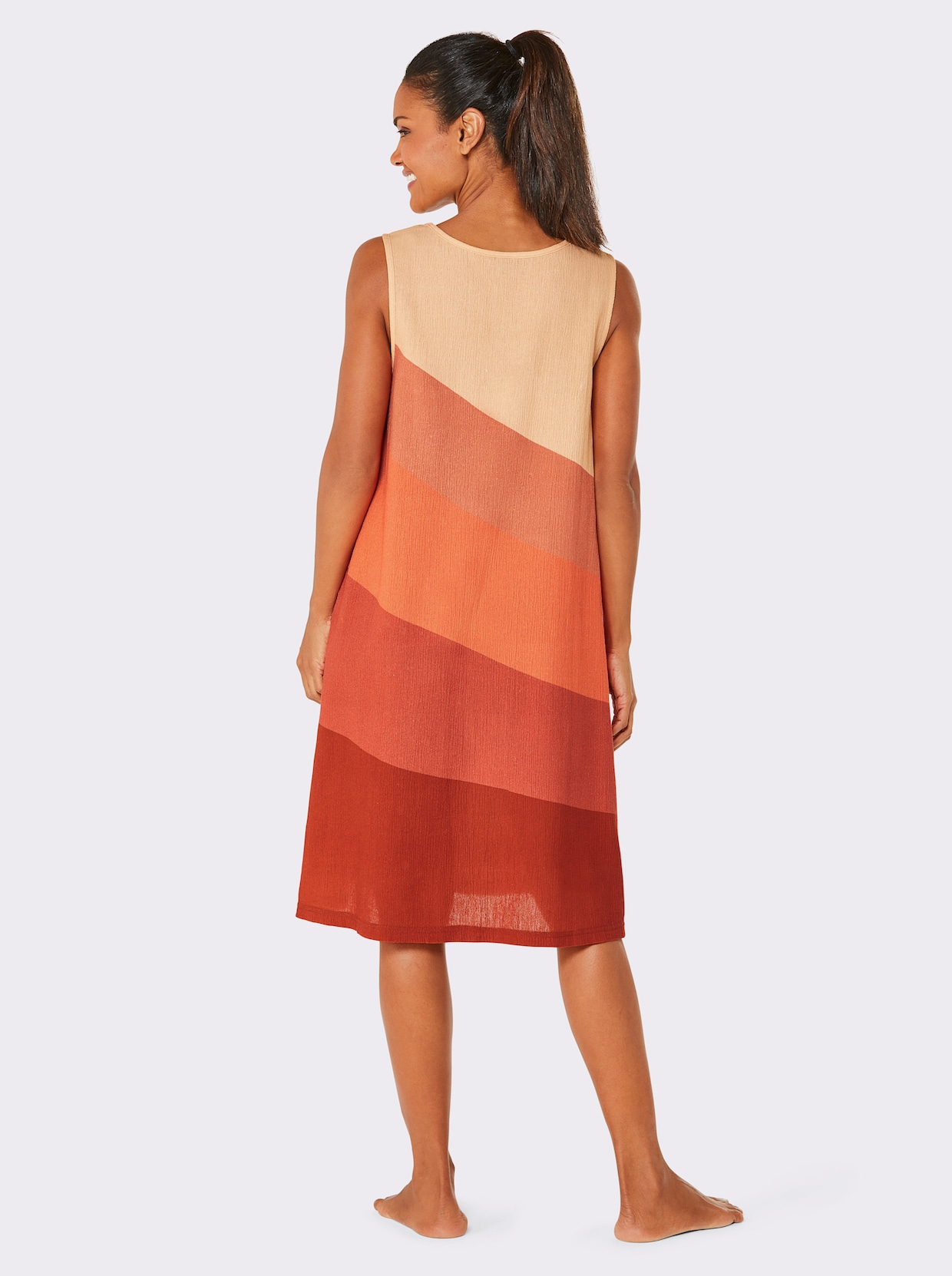 feel good Sommerkleid - apricot-terra