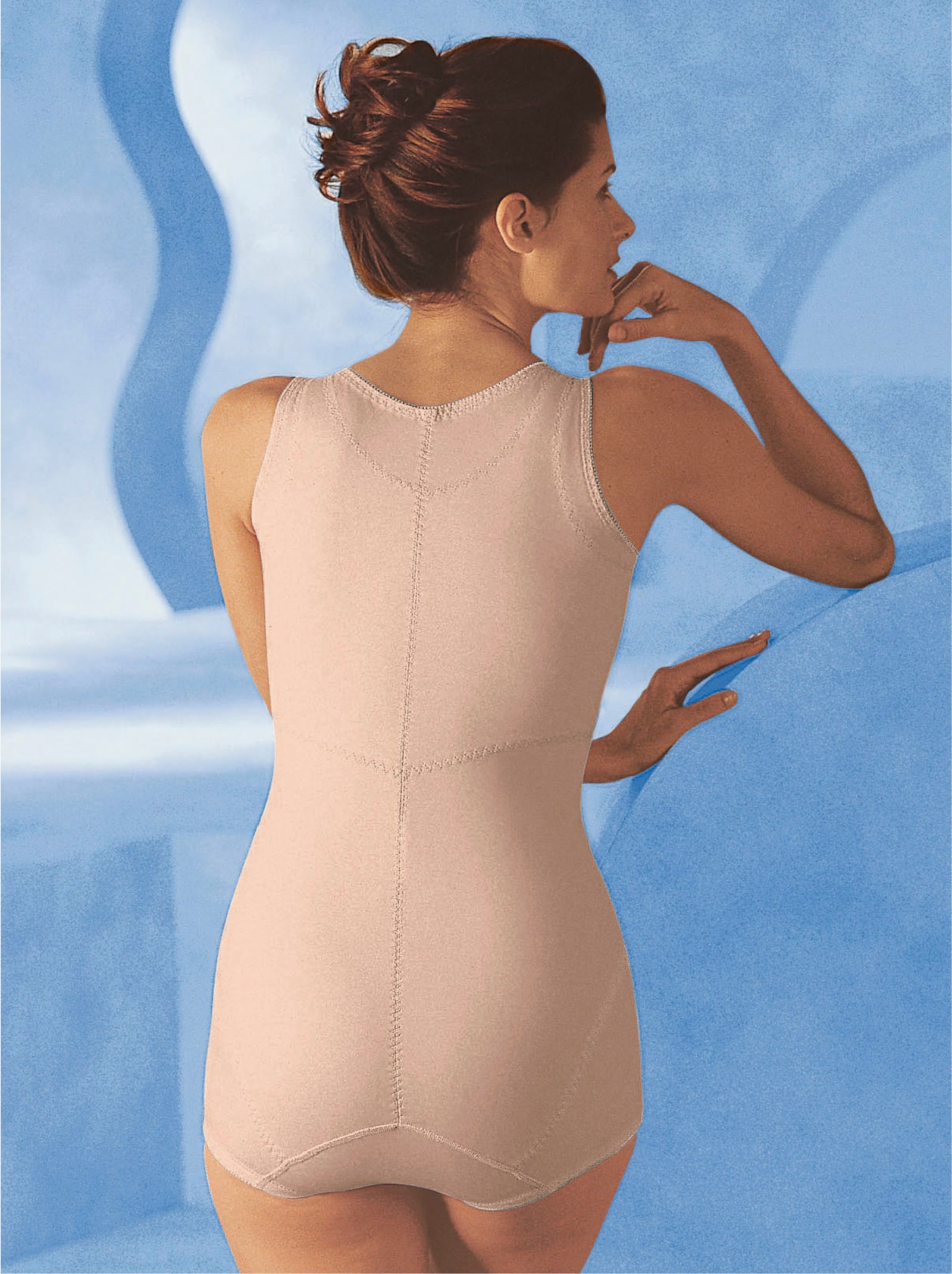 Susa Einteiler ohne Bügel mit hohem Rücken - elfenbein