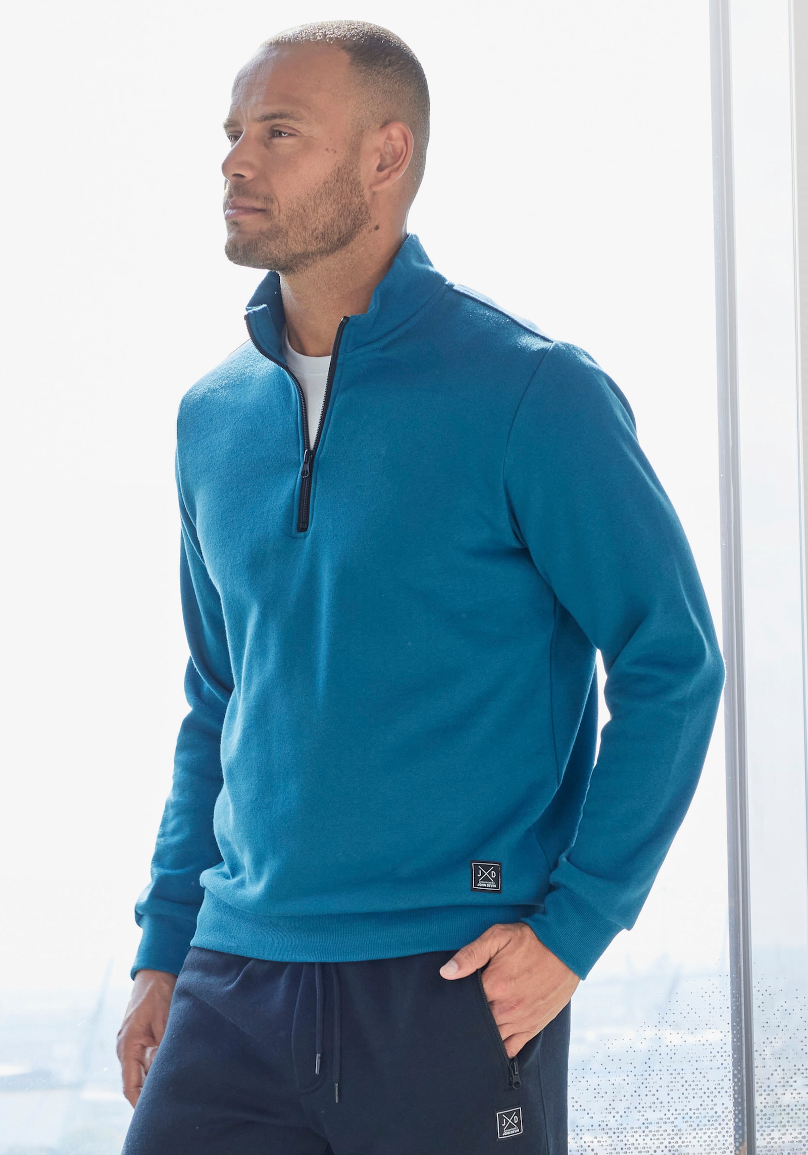 John Devin Sweatshirt - petrol