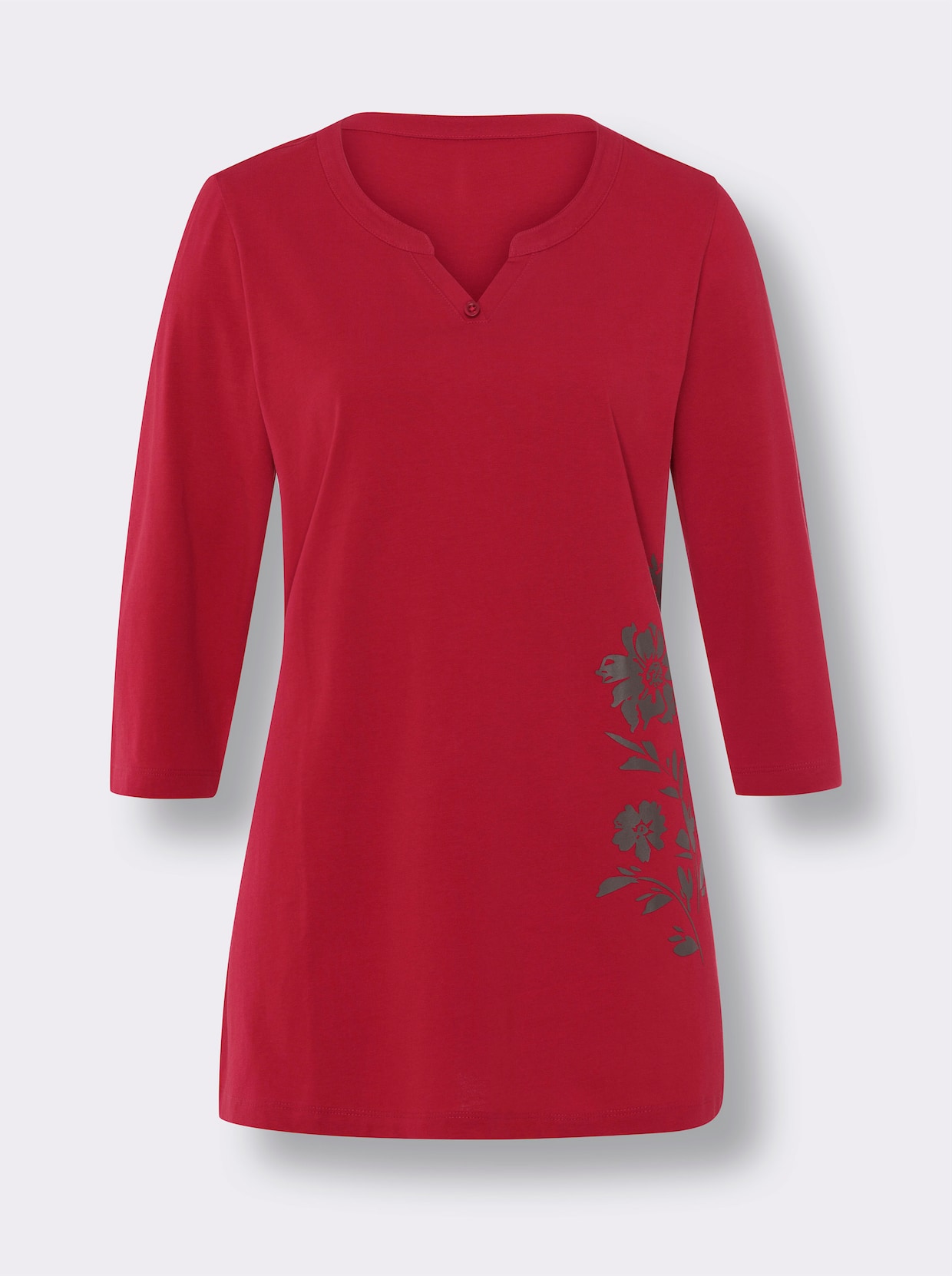 Lang shirt - rood