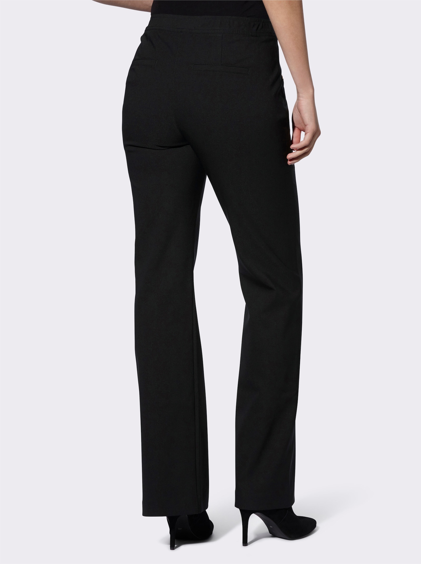 heine Bengalinhose mit Biesen - schwarz