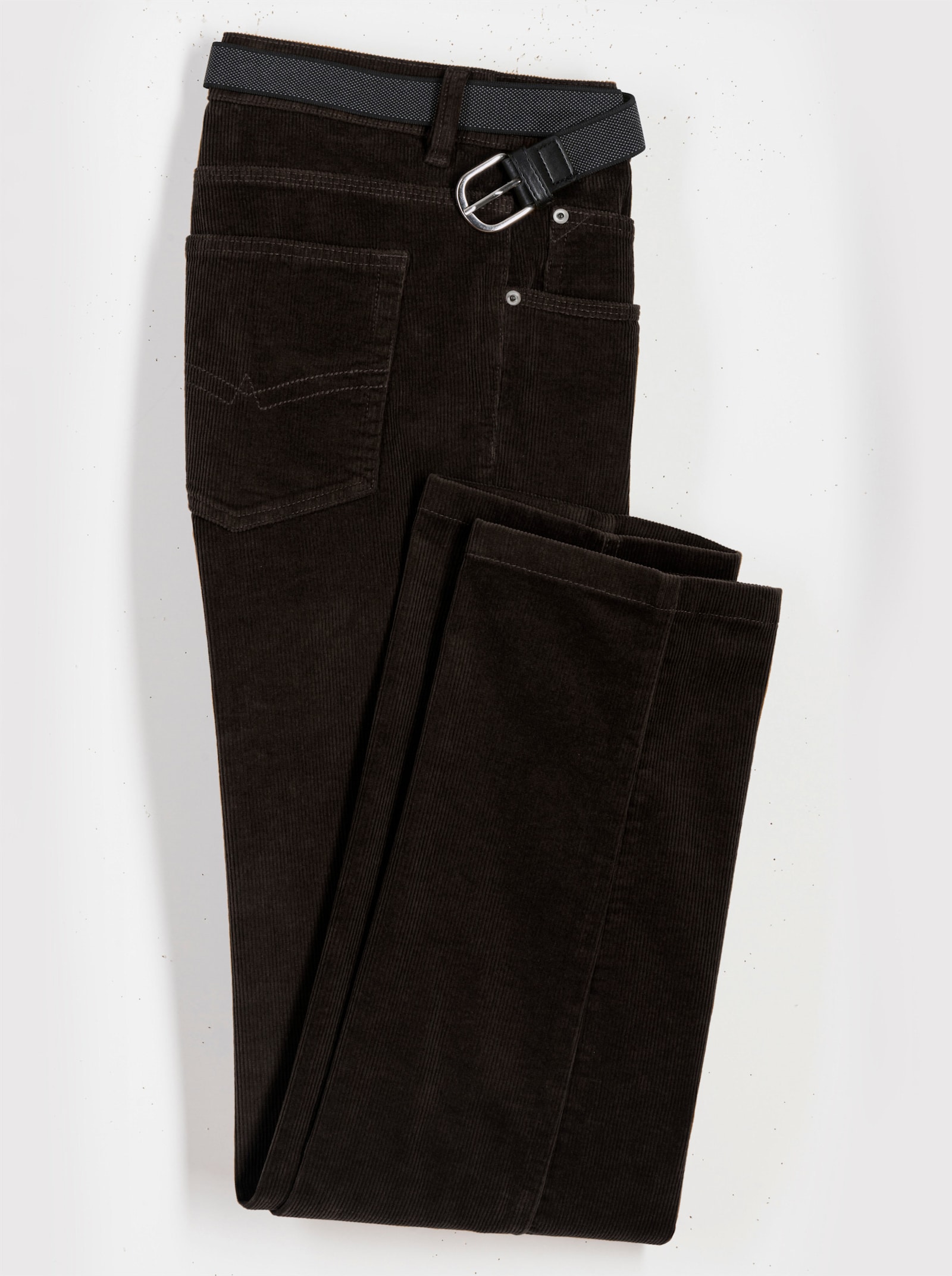 Cord-Hose - dunkelbraun