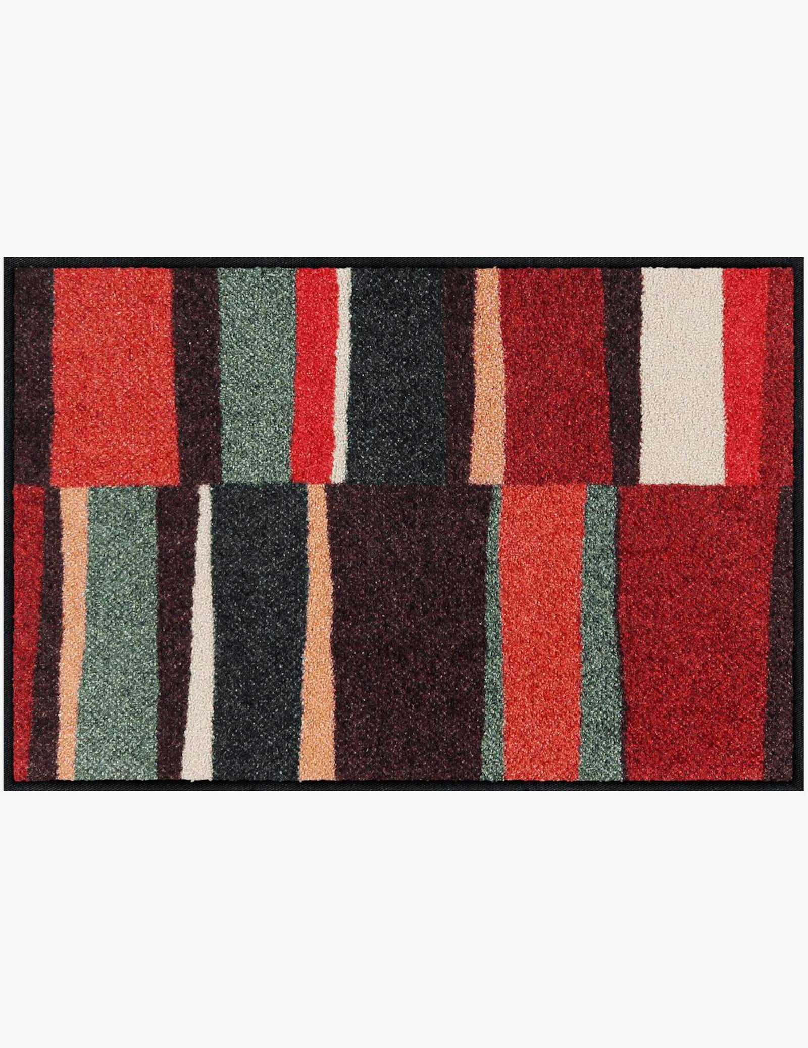 Salonloewe Fußmatte - rot-bunt