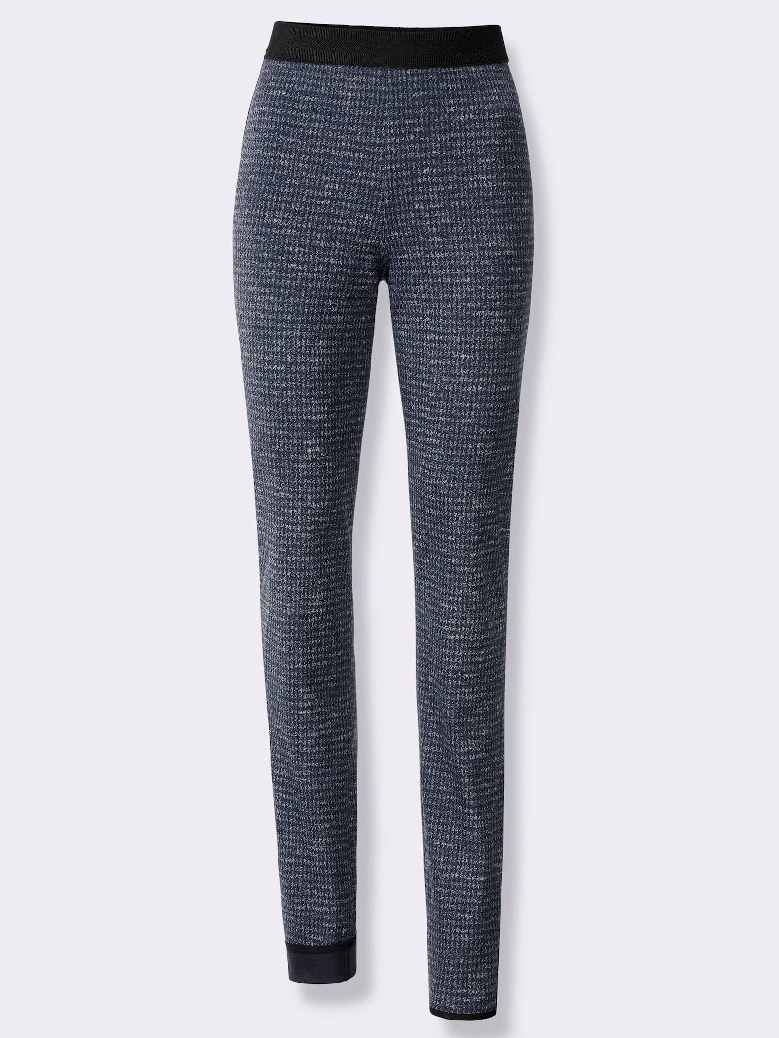 Stehmann Comfort line Hose mit Wende-Funktion - marine-rauchblau-bedruckt