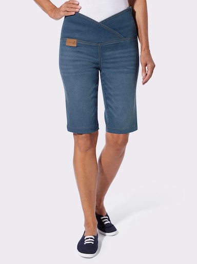 Jeansbermudas - blue-bleached