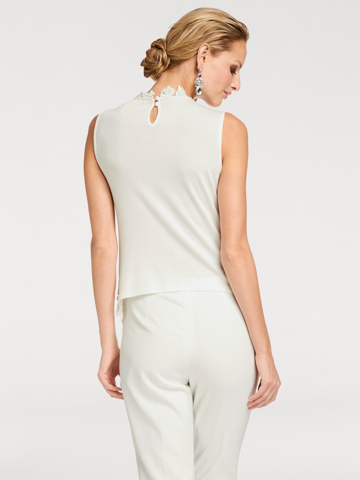 heine Spitzentop - creme