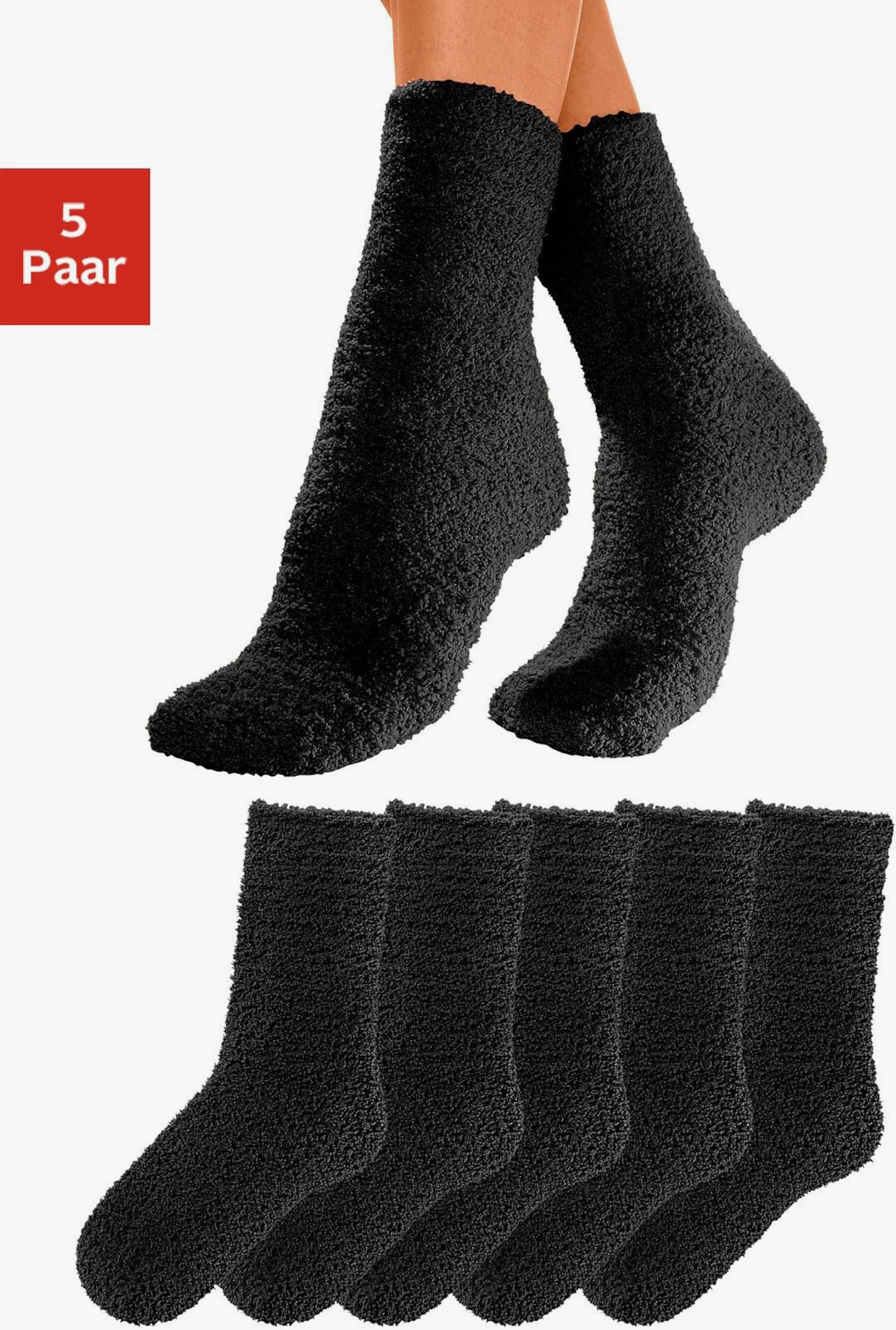 Lavana Chaussettes d'intérieur - noir