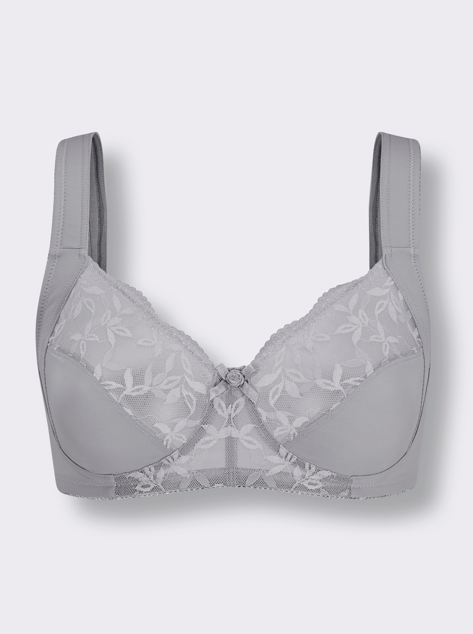 wäschepur BH ohne Bügel - steingrau