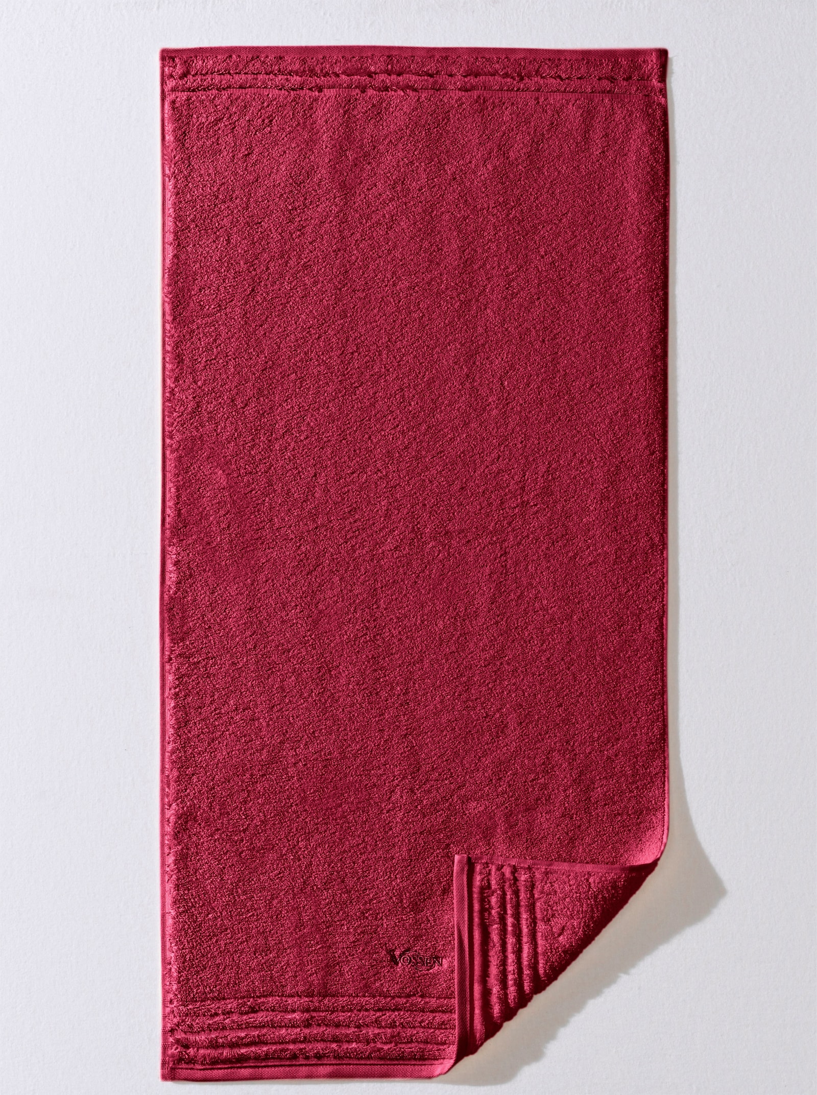 Vossen Handdoek - kersenrood