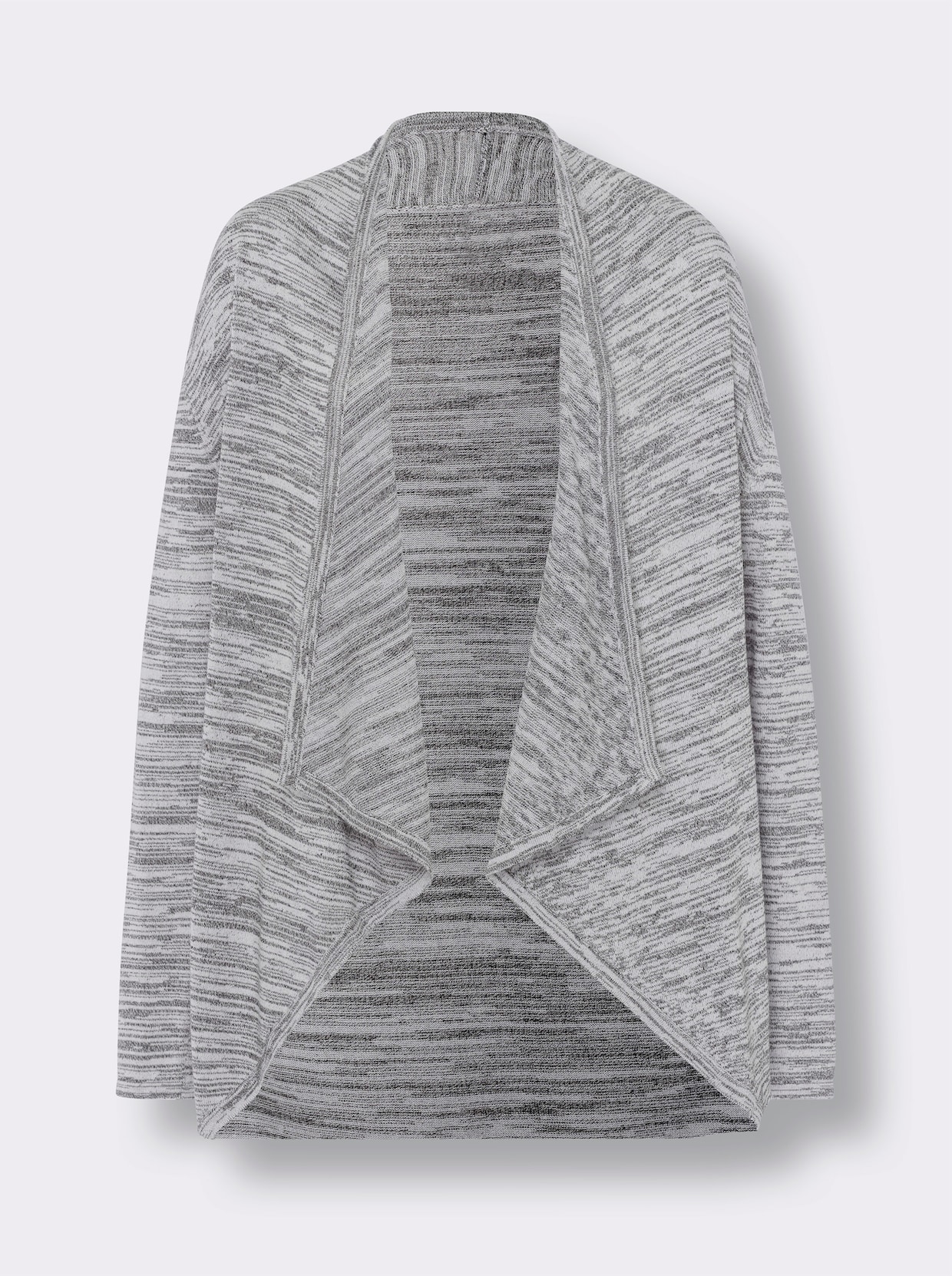 heine veste en tricot - gris chiné