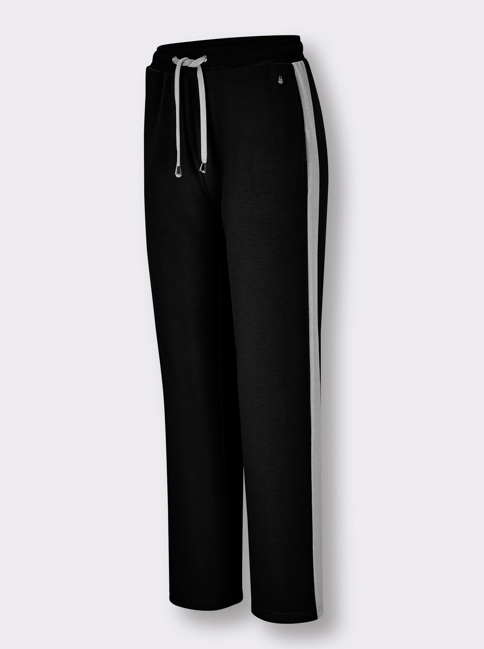 CREATION L PREMIUM Modal-Mix-Hose - schwarz-steingrau