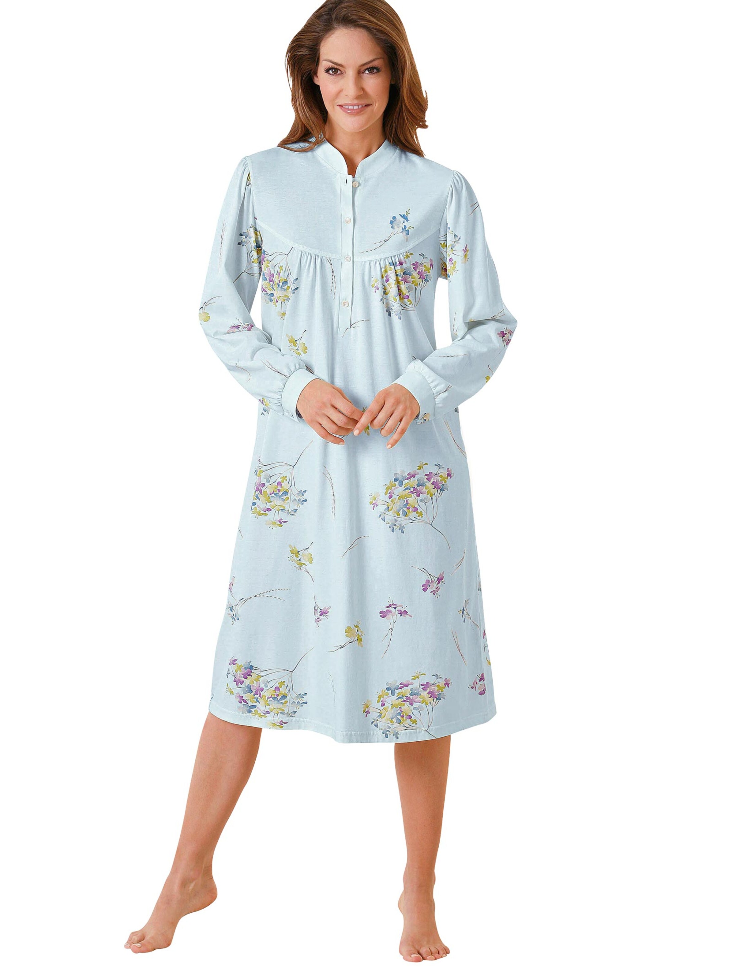 Nachthemd - hellblau