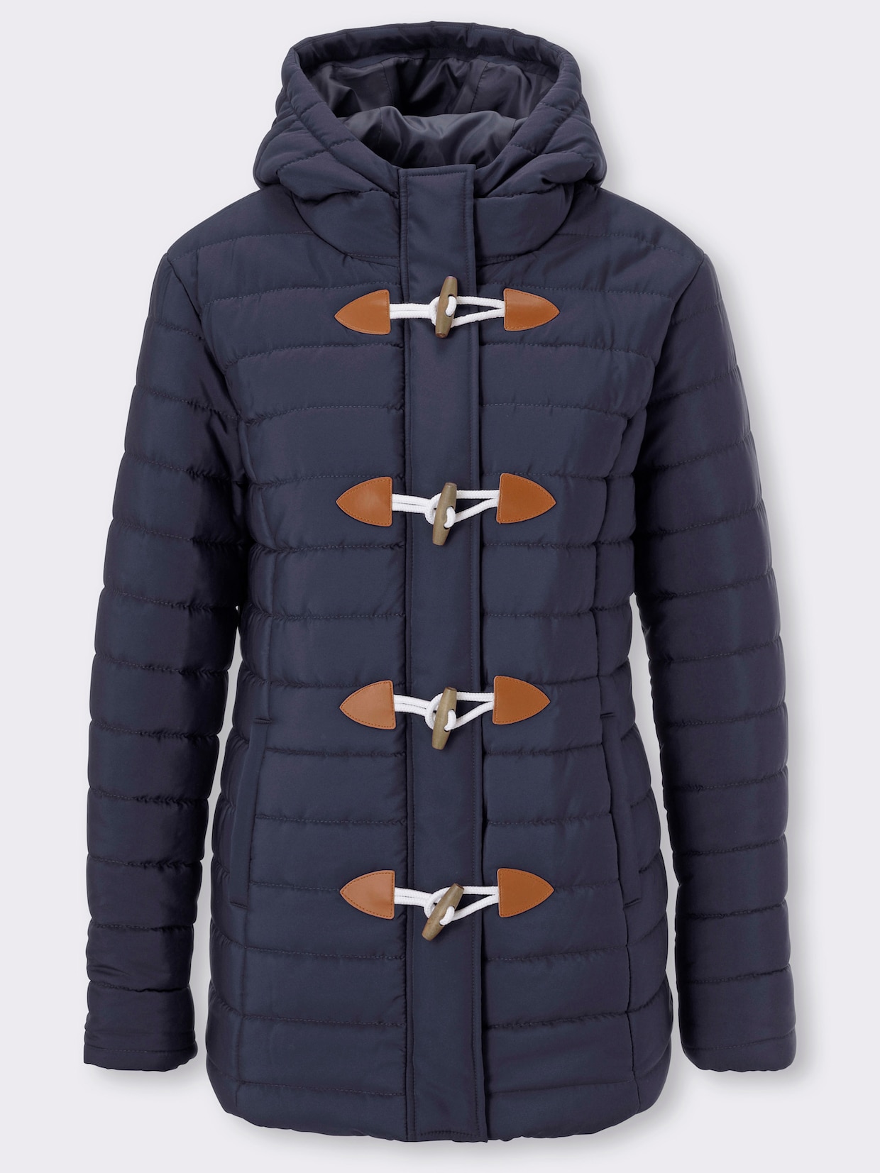 Steppjacke mit Knebelknöpfen - marine