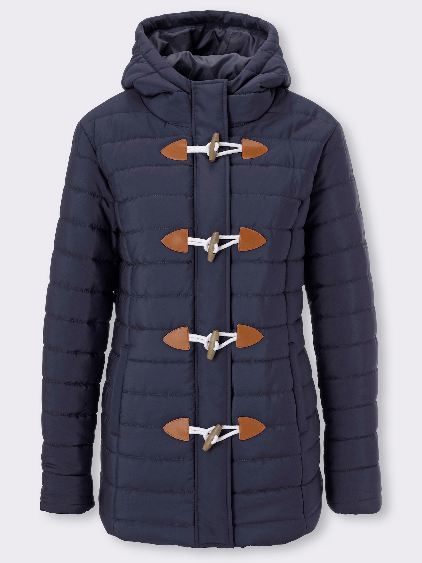 Steppjacke mit Knebelknöpfen - marine