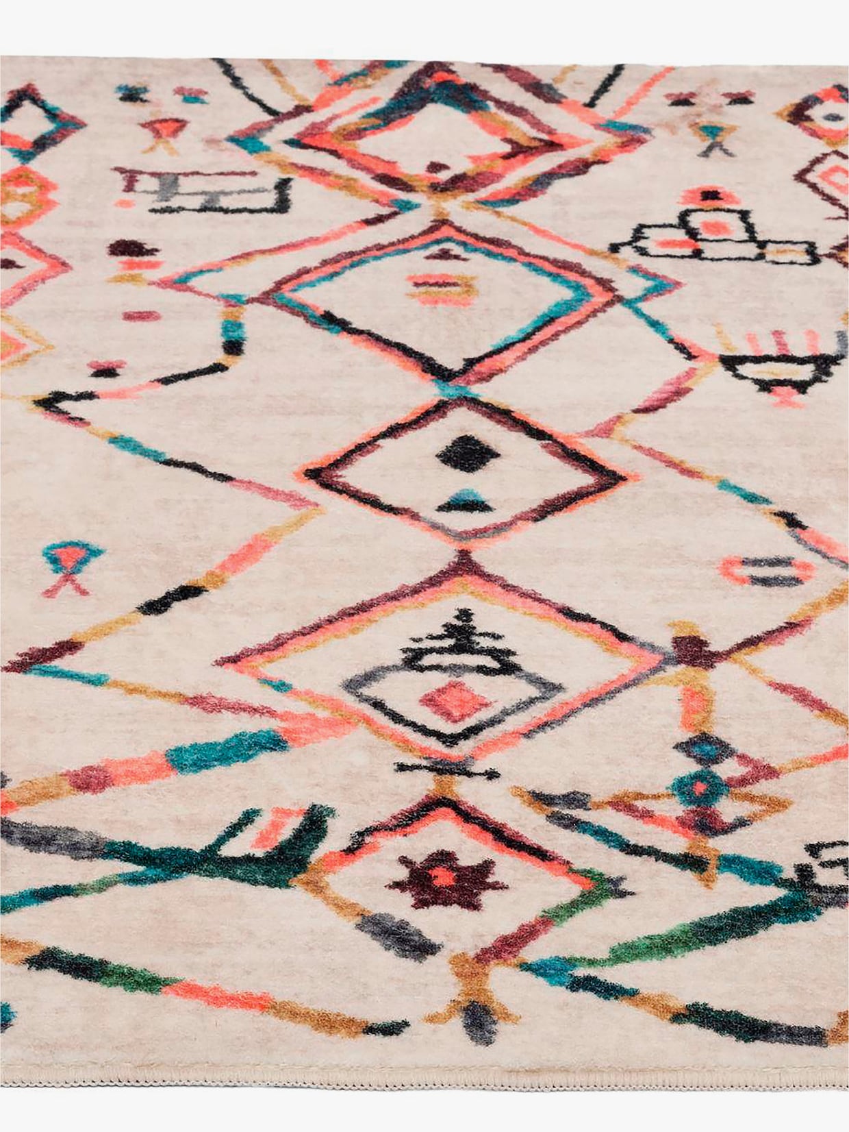 Theko Badematte - natur-bunt